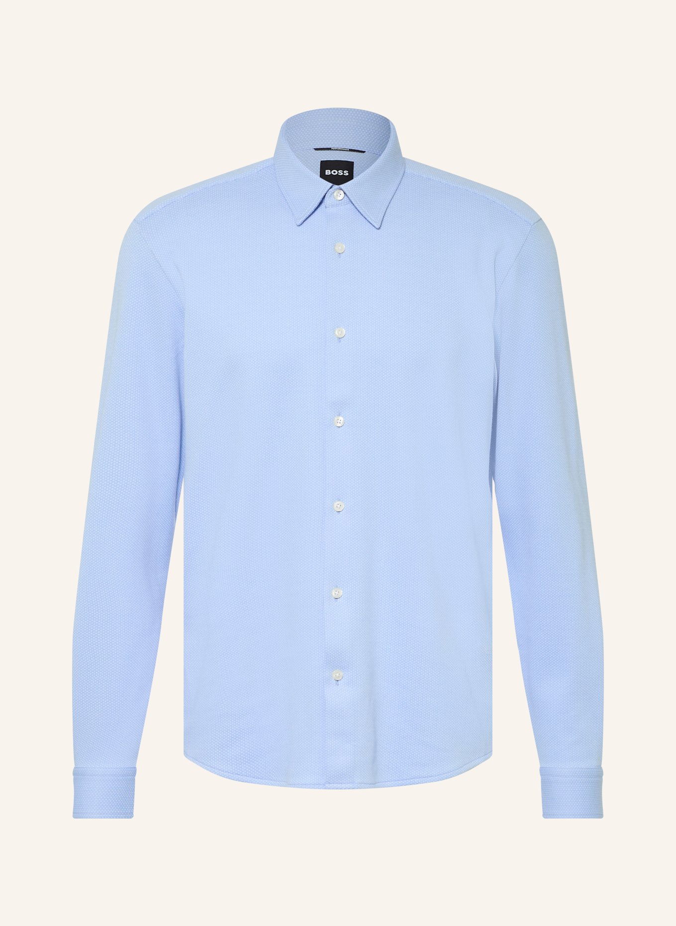 BOSS Hemd LIAM Regular Fit: HELLBLAU