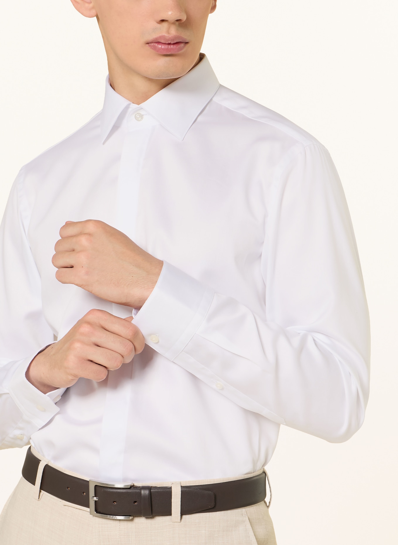 BOSS Hemd JOE Regular Fit: WEISS