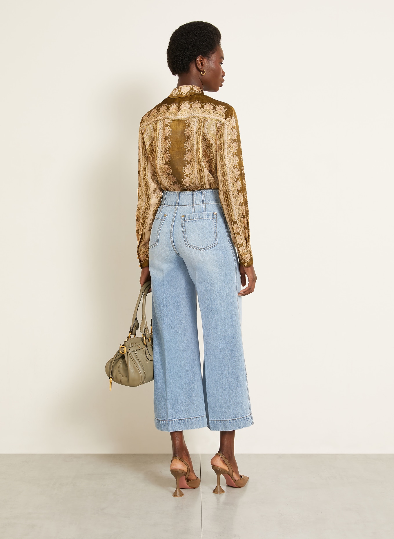 ZIMMERMANN Cropped Jeans INDRA: Skylark