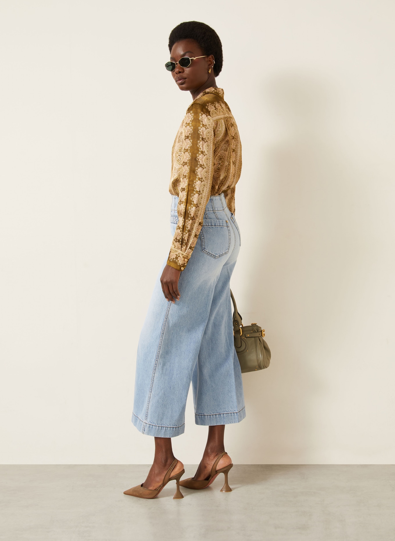 ZIMMERMANN Cropped Jeans INDRA: Skylark