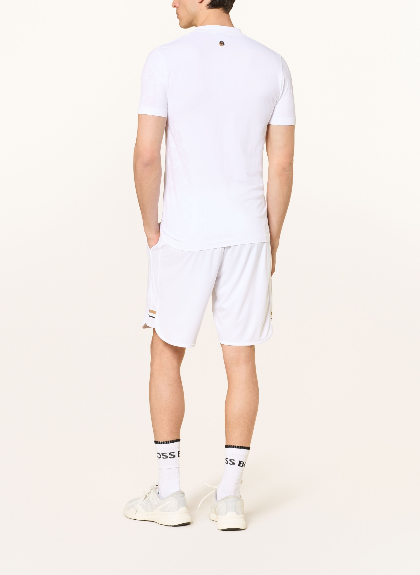 BOSS TOC GAME Tennis Shorts: WHITE