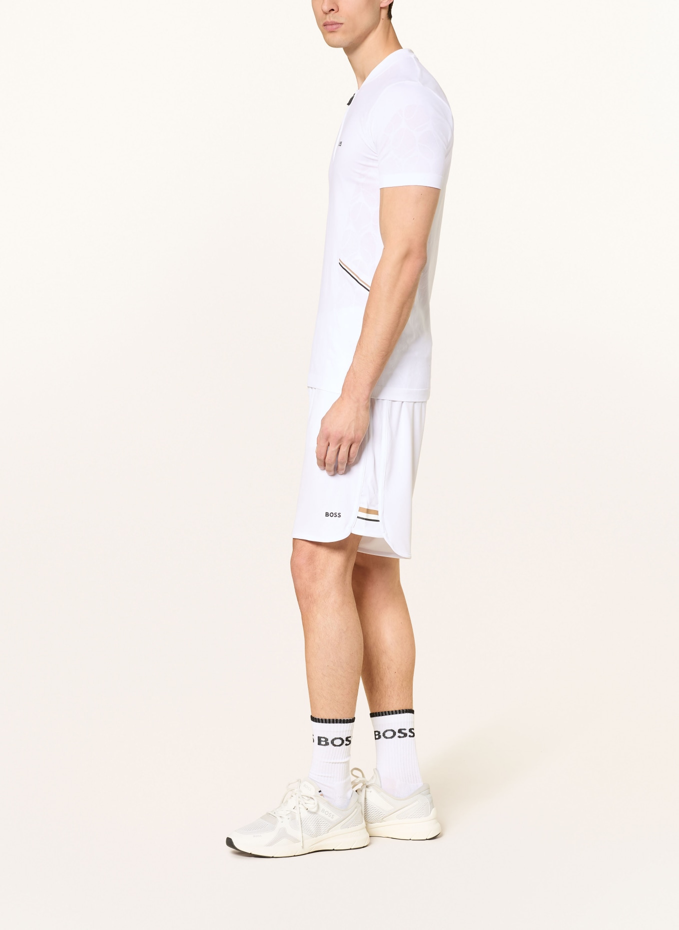 BOSS TOC GAME Tennis Shorts: WHITE