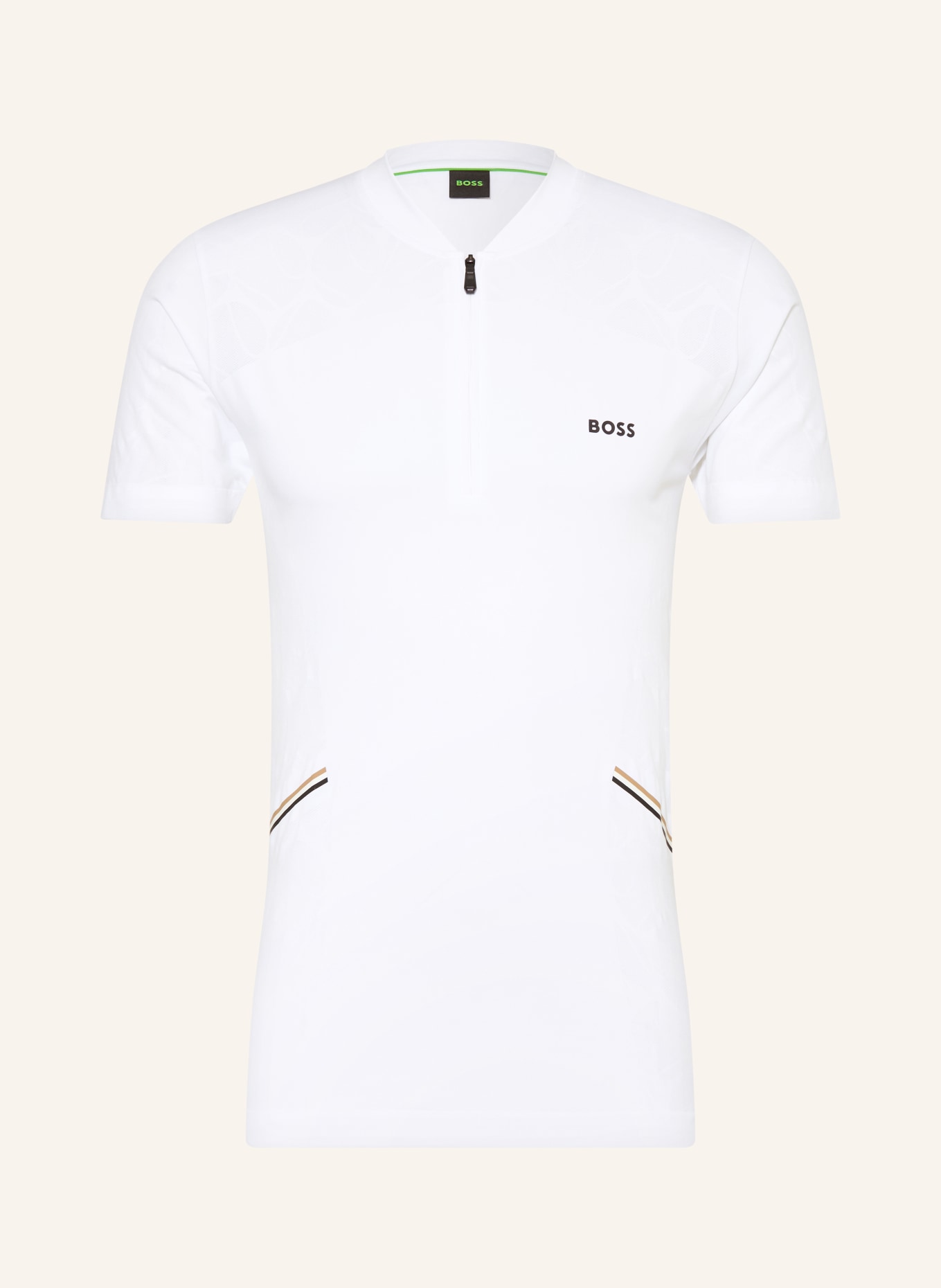 BOSS Funktions-Poloshirt TOC GAME 2 Slim Fit: WEISS