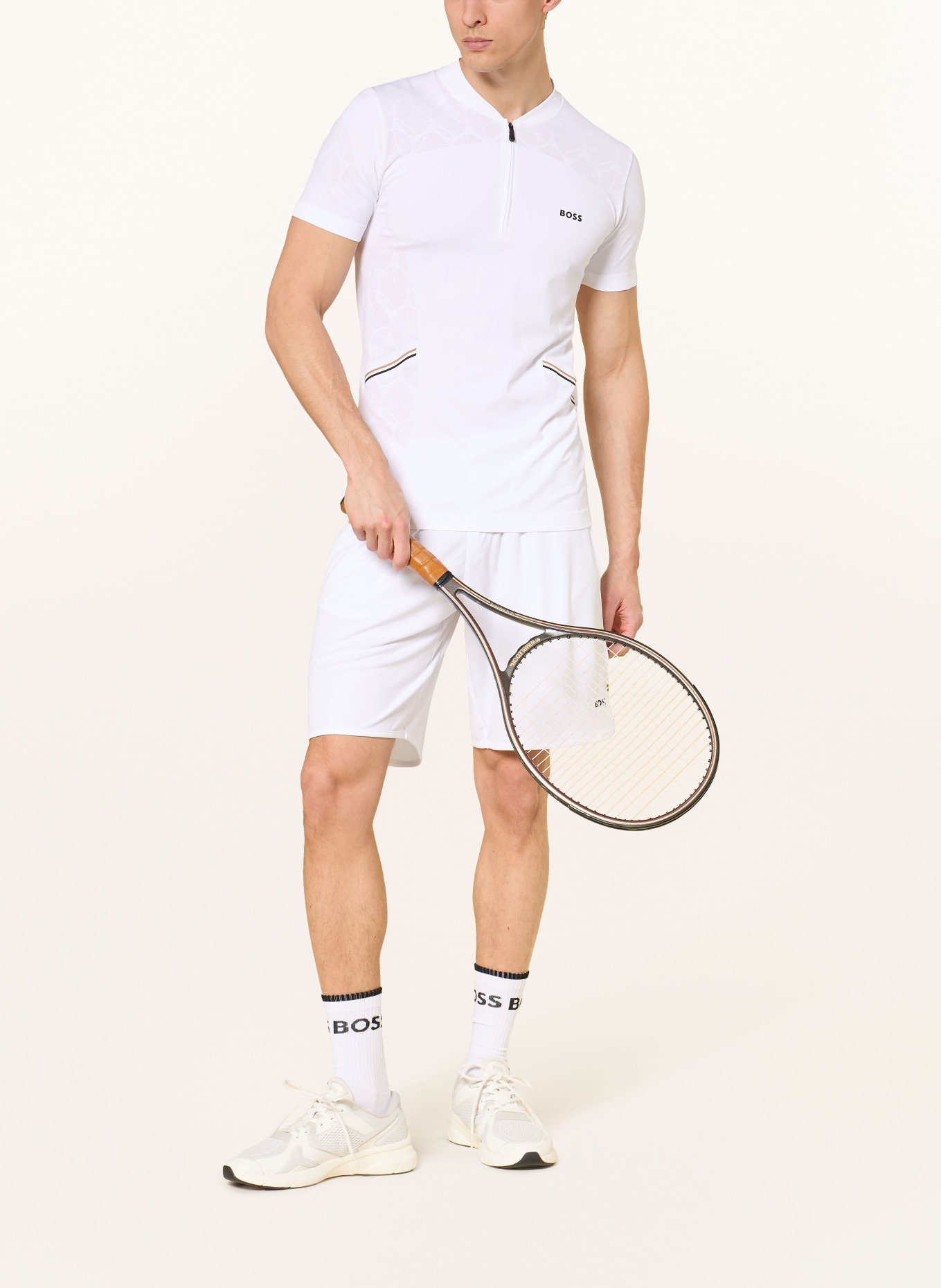 BOSS Funktions-Poloshirt TOC GAME 2 Slim Fit: WEISS