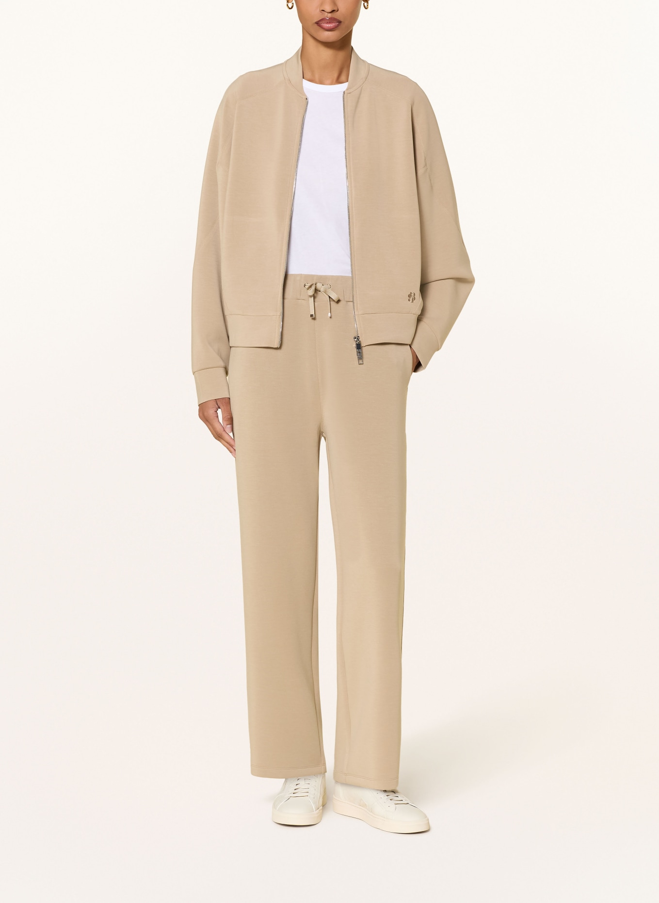 BOSS Hose ELABSE im Jogging-Stil: BEIGE
