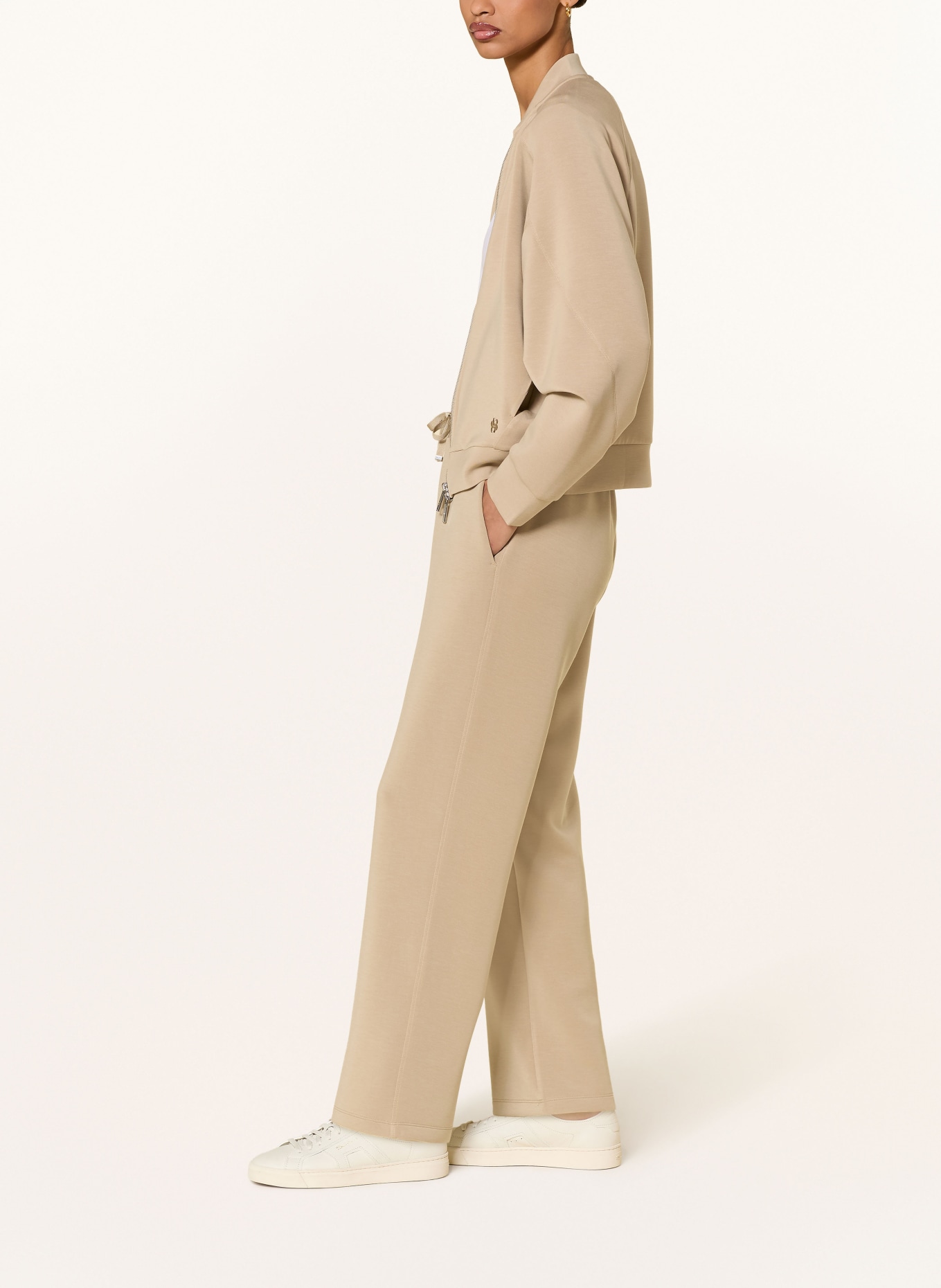BOSS Hose ELABSE im Jogging-Stil: BEIGE