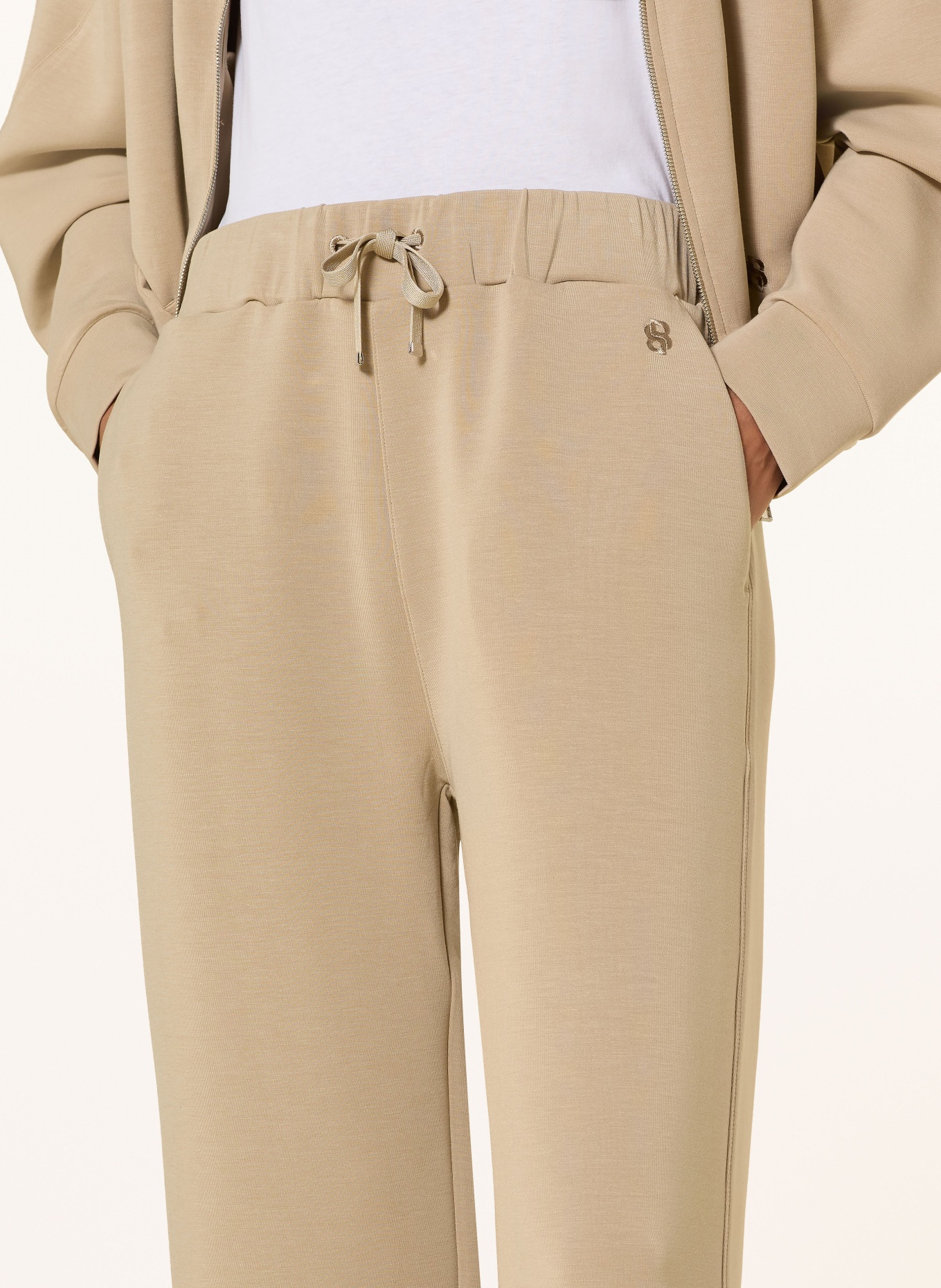 BOSS Hose ELABSE im Jogging-Stil: BEIGE