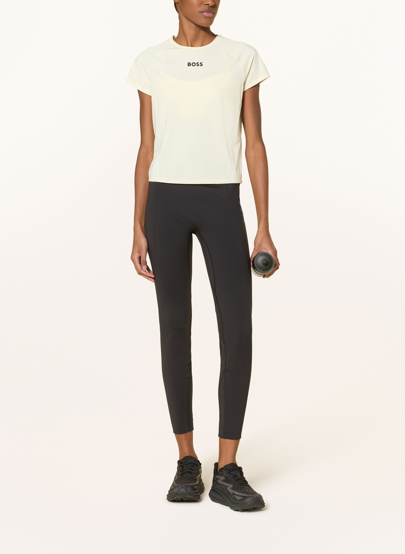 BOSS EKIDEN Tights: BLACK / WHITE