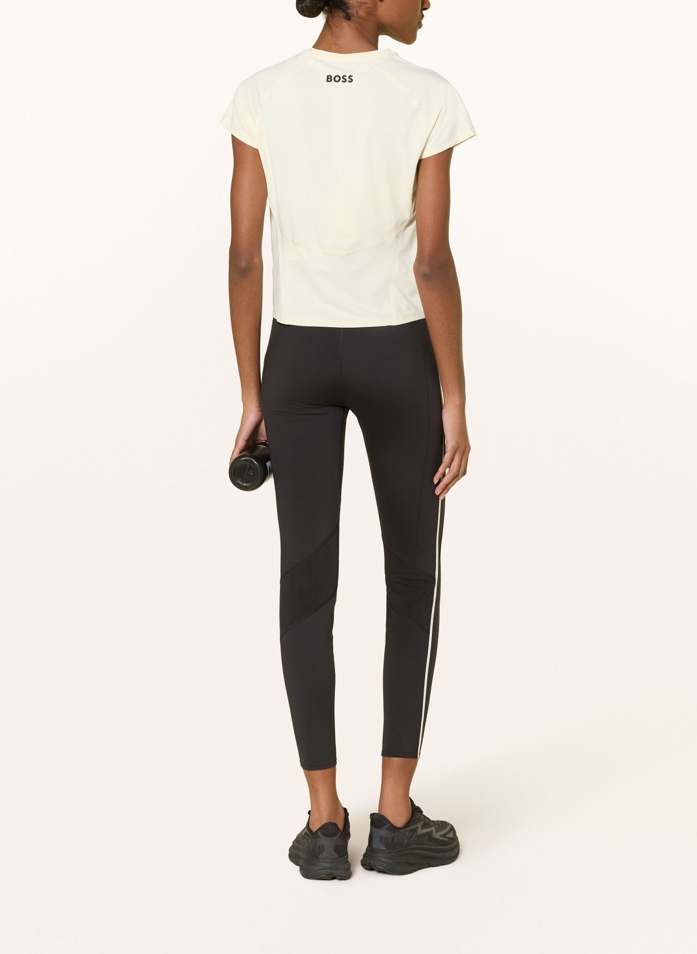 BOSS EKIDEN Tights: BLACK / WHITE