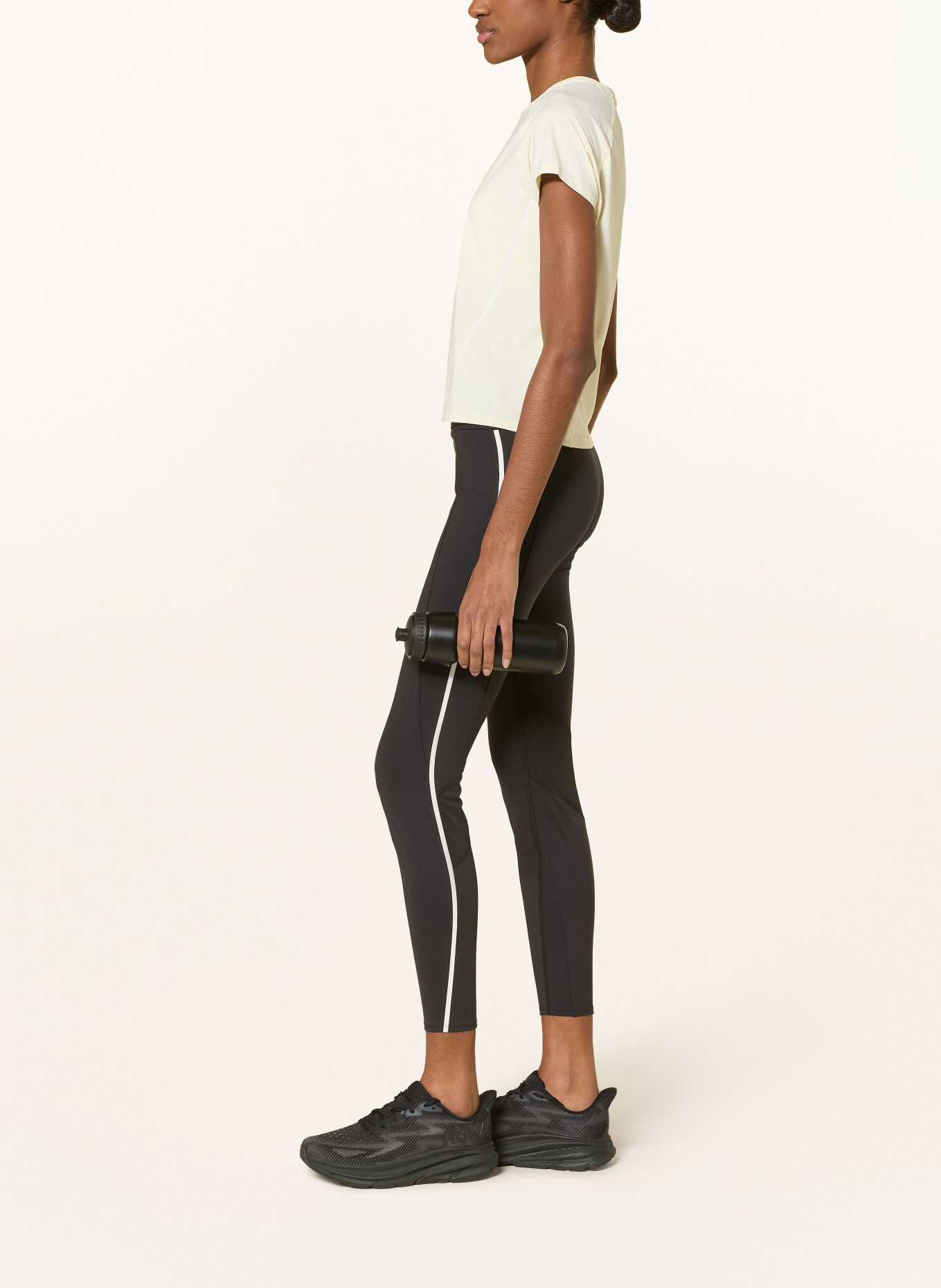 BOSS EKIDEN Tights: BLACK / WHITE