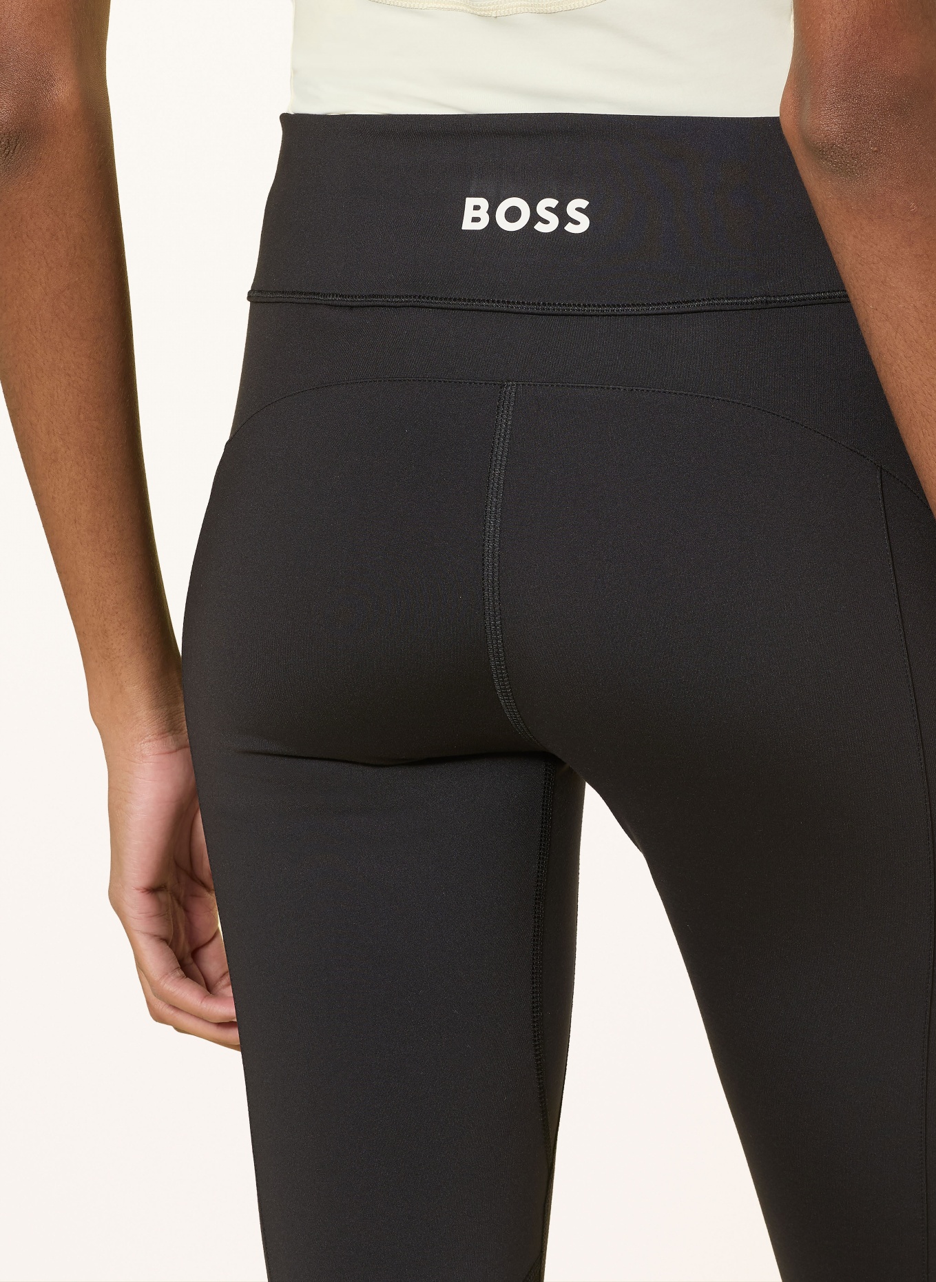 BOSS EKIDEN Tights: BLACK / WHITE