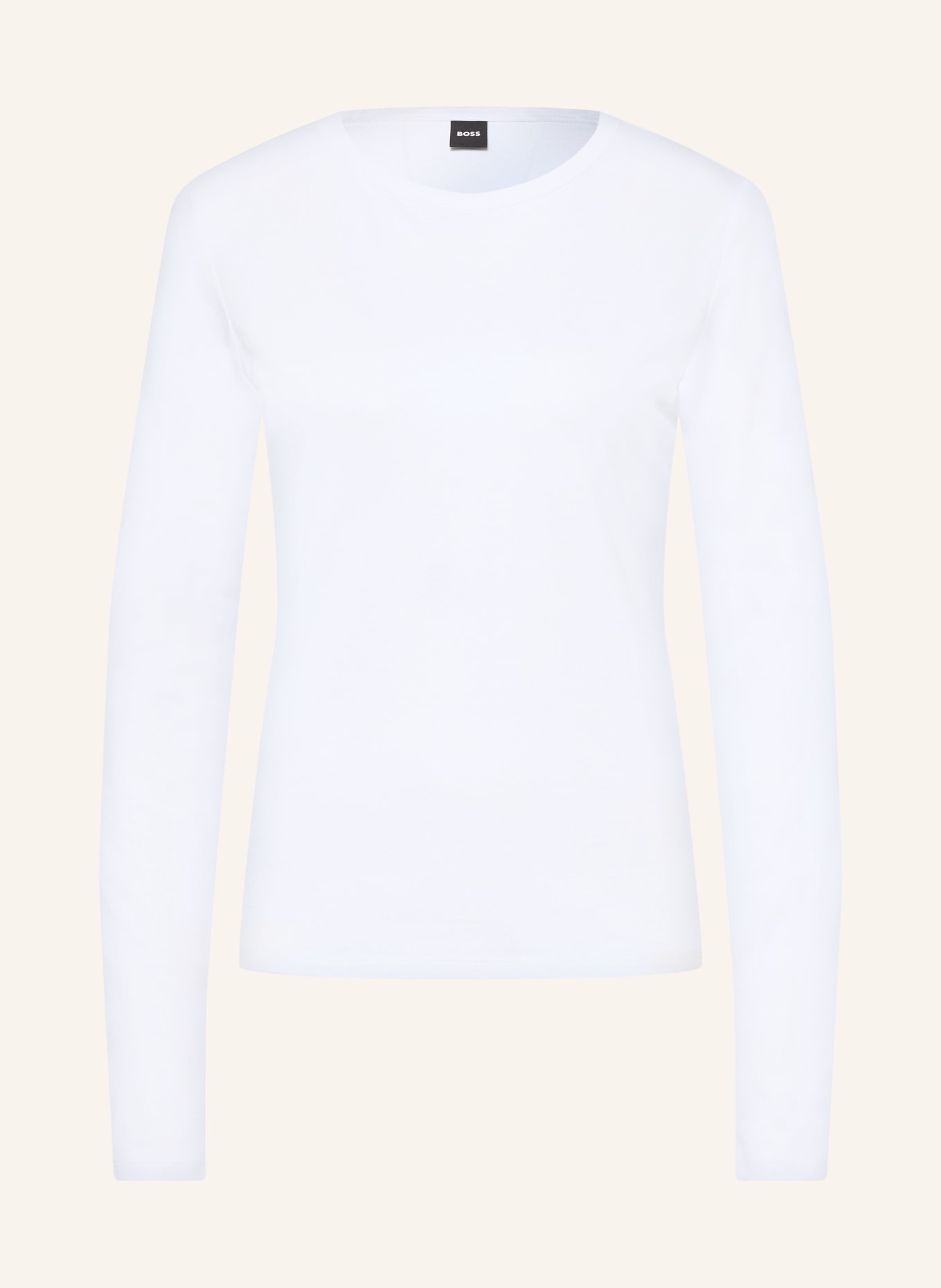 BOSS Longsleeve ESELLY: WEISS