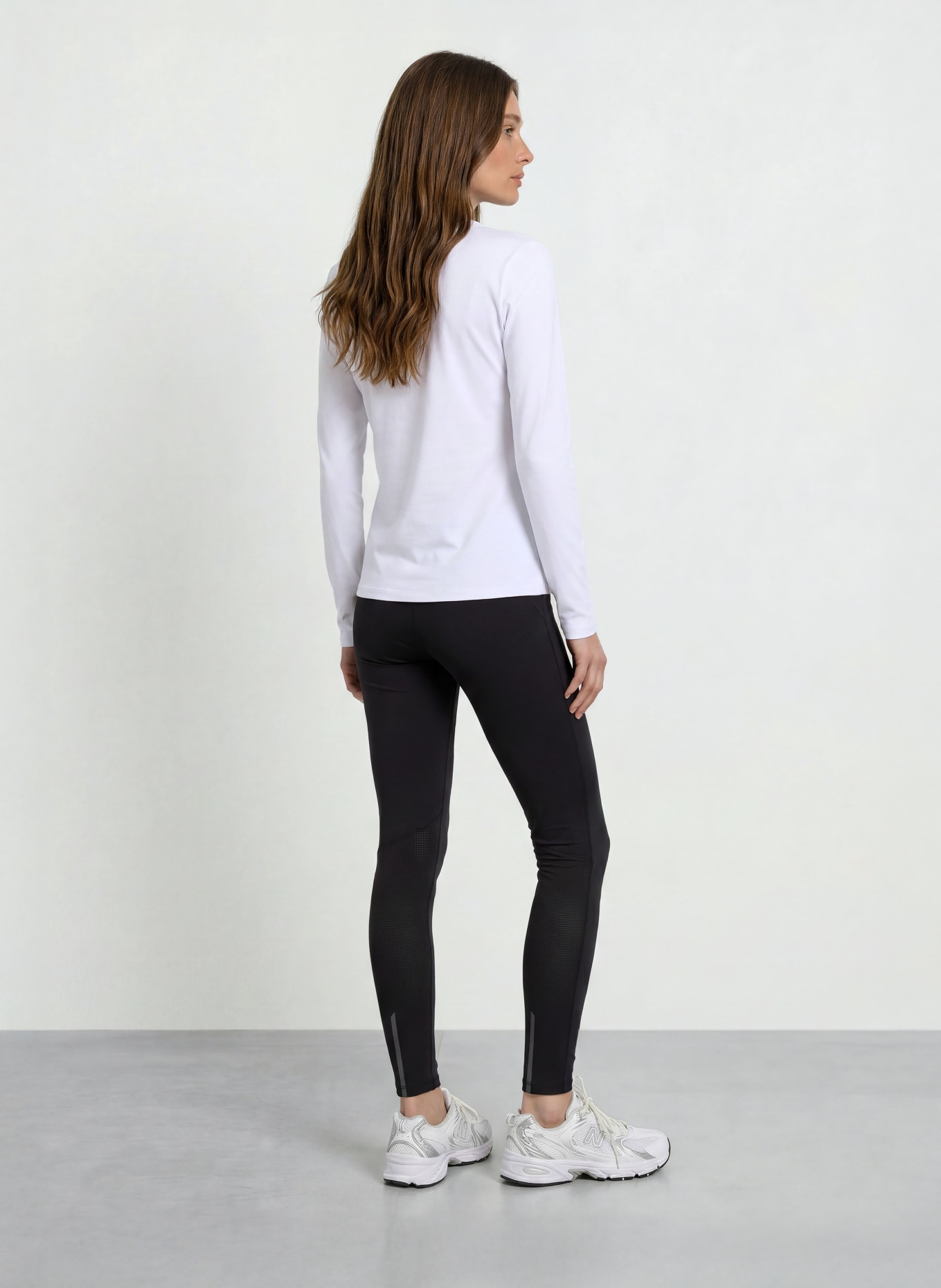BOSS Longsleeve ESELLY: WEISS