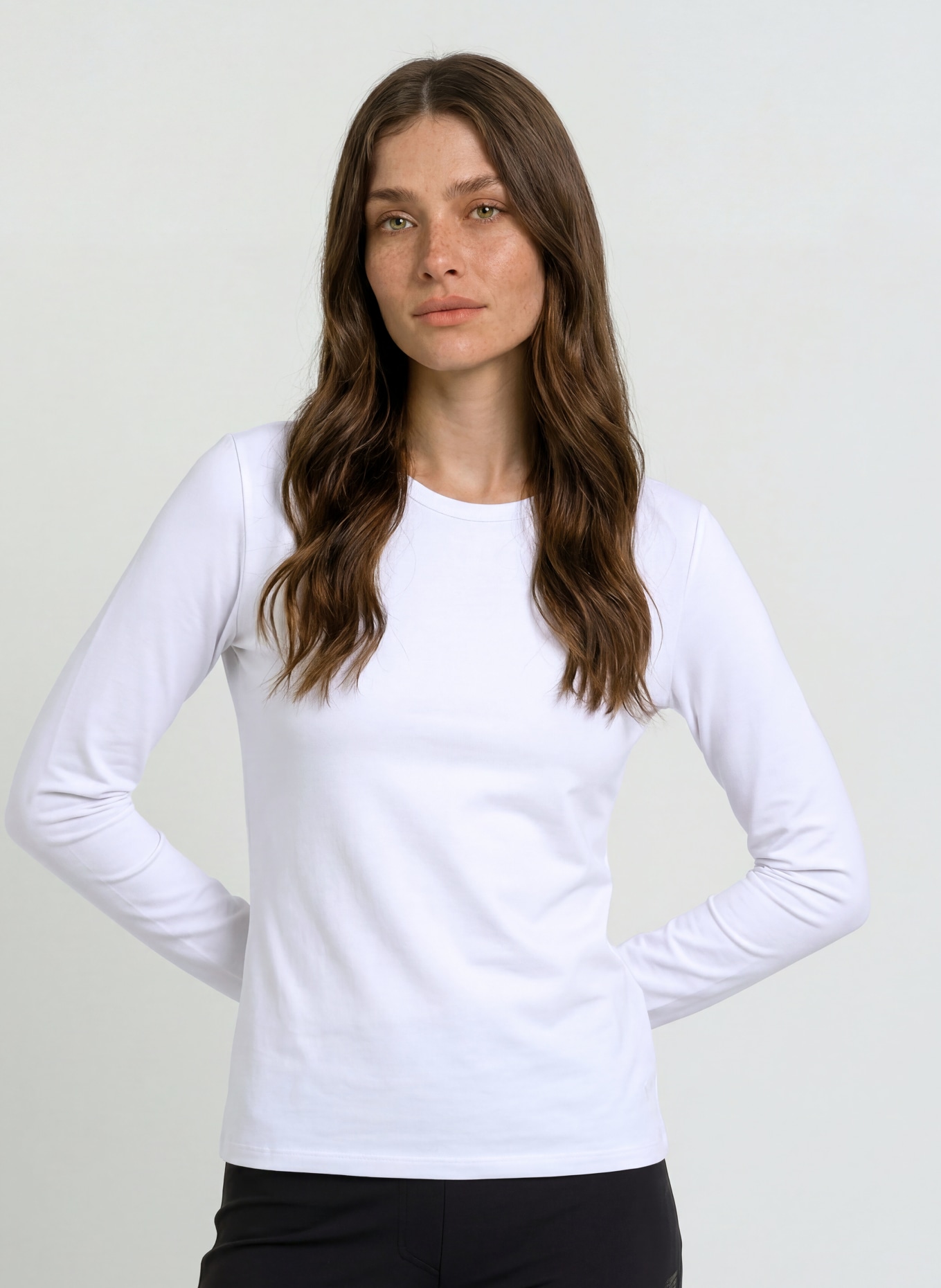 BOSS Longsleeve ESELLY: WEISS