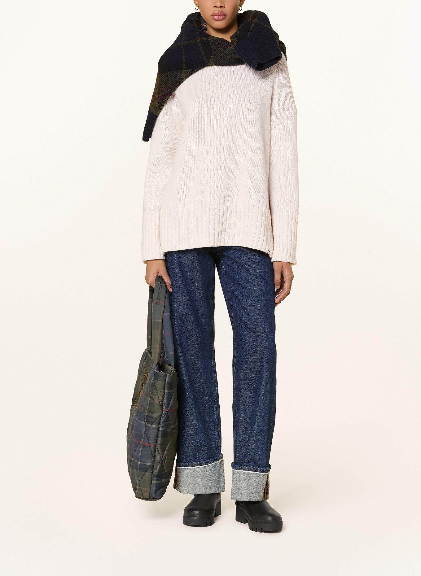 Barbour Trui GAIA: CRÈME