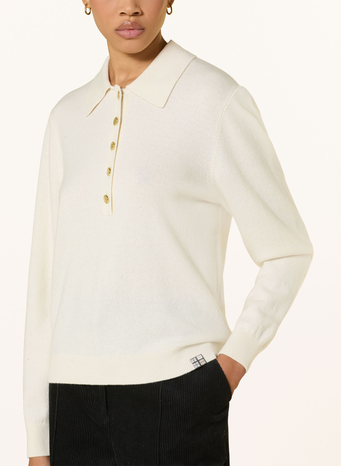 Barbour Dzianinowa koszulka polo WYNN: ECRU