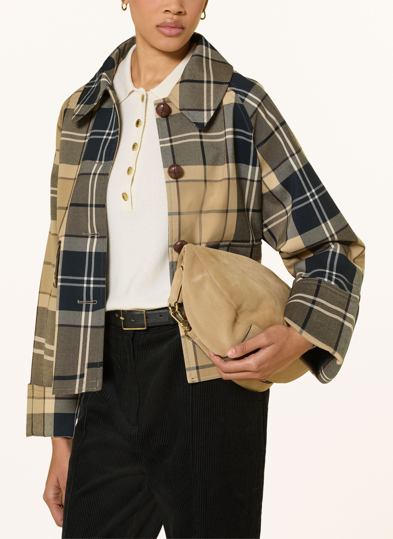 Barbour Dzianinowa koszulka polo WYNN: ECRU