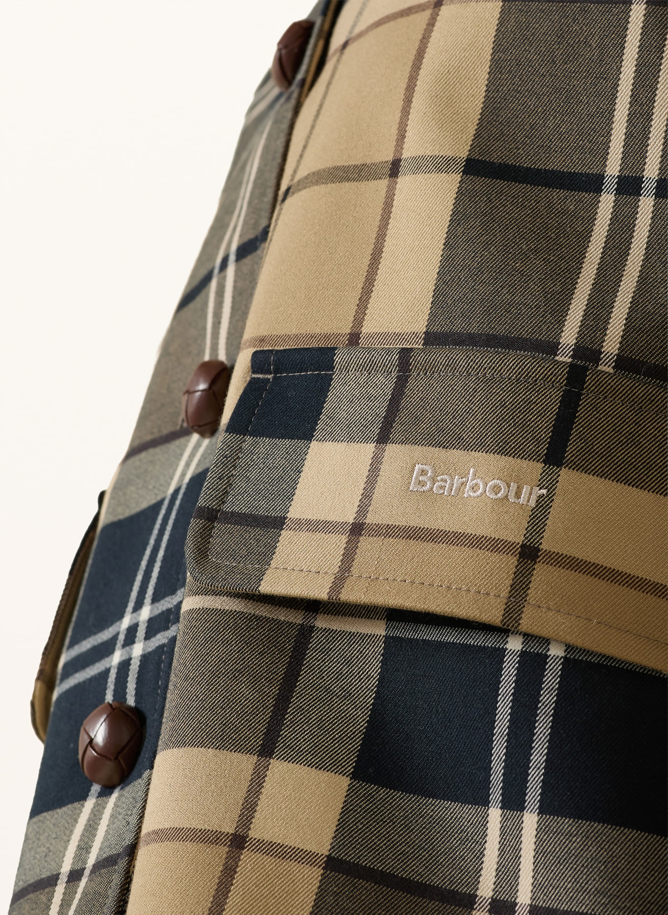 Barbour Marynarka DELILAH: BEŻOWY / KREMOWY / GRANATOWY
