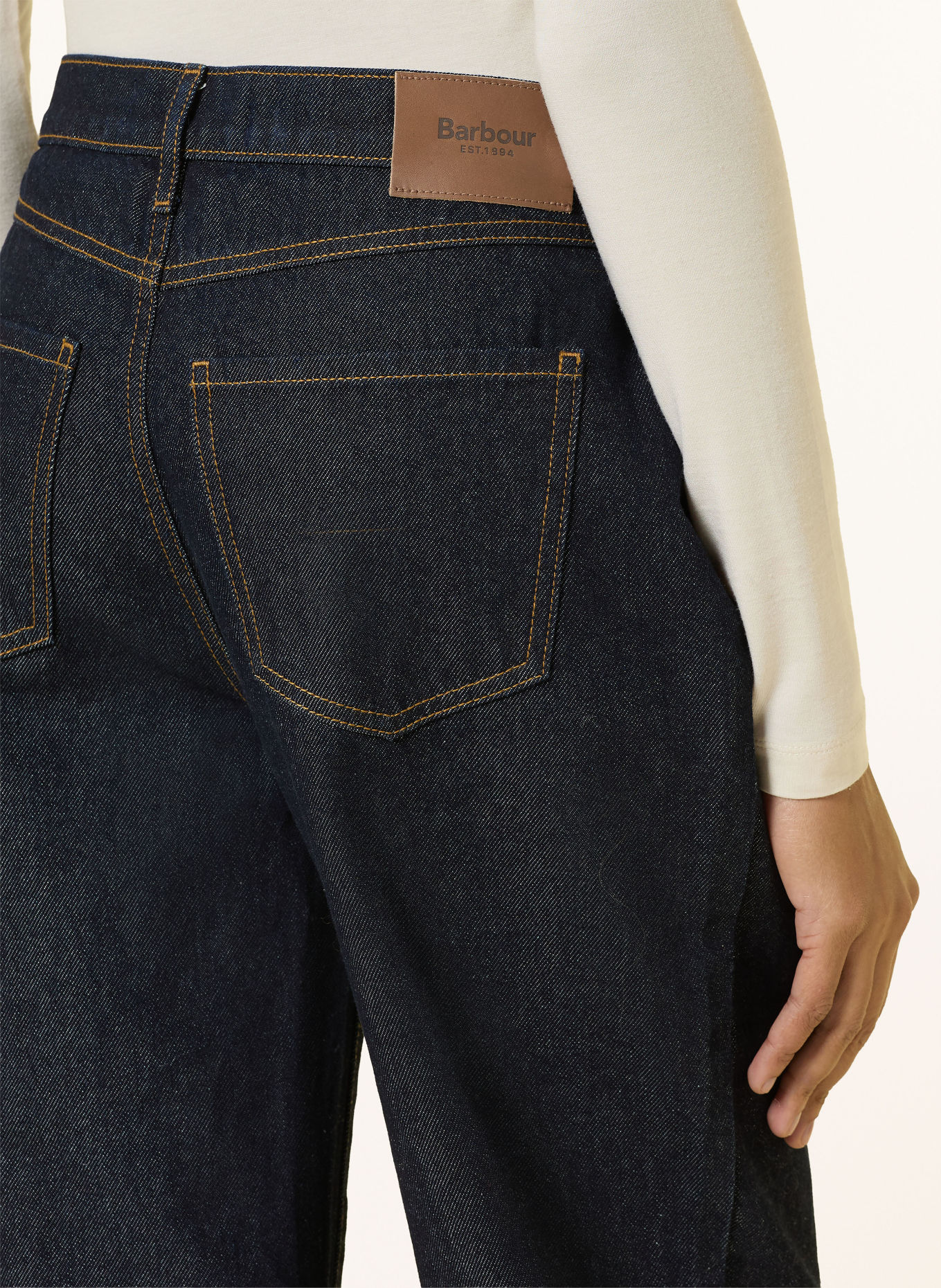 Barbour Straight Jeans ADALYN: IN91 Rinse Wash