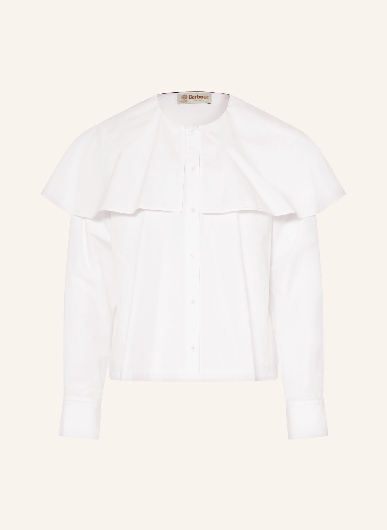Barbour Bluse WILLOWMERE: WEISS