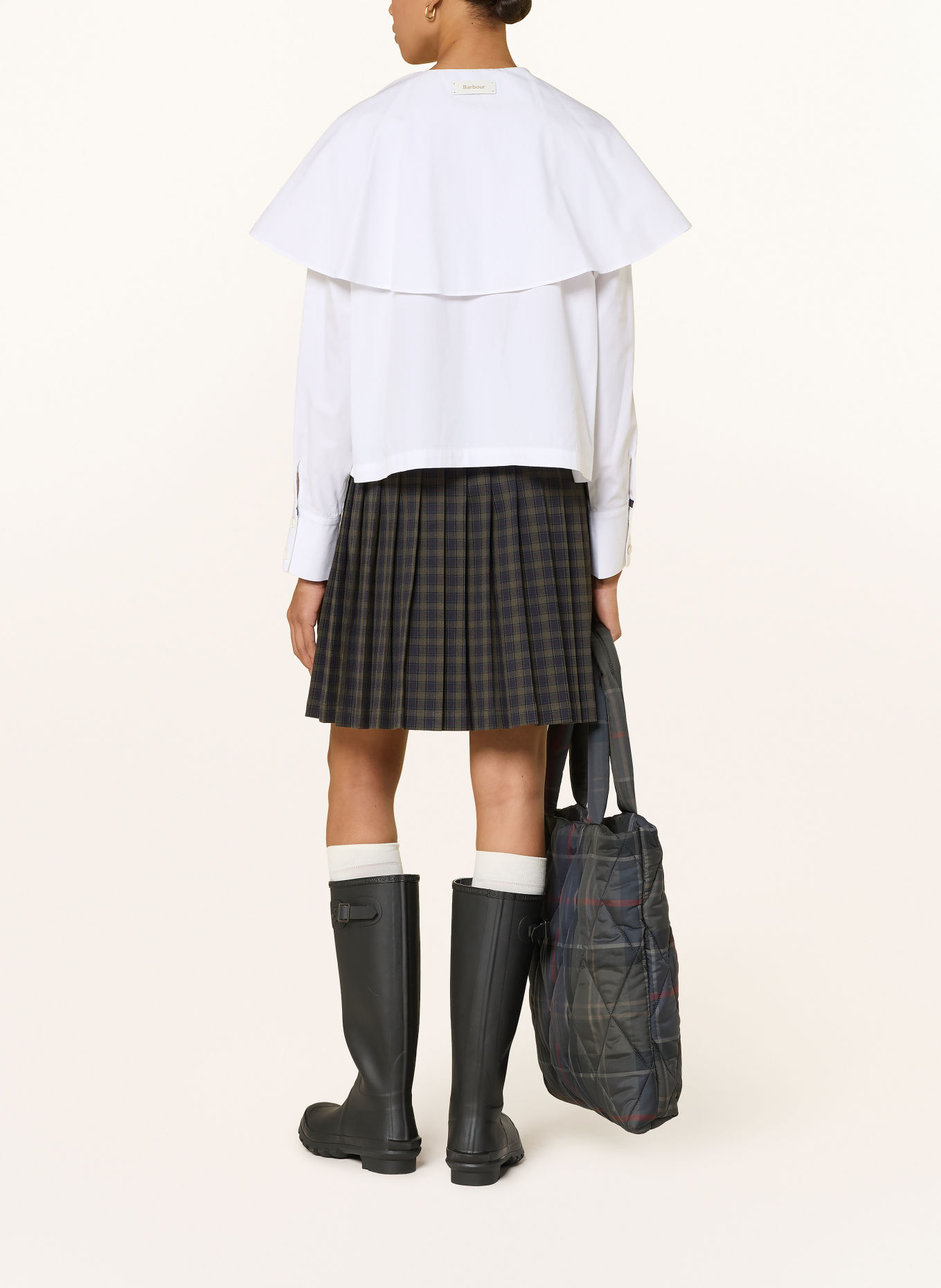 Barbour Bluse WILLOWMERE: WEISS