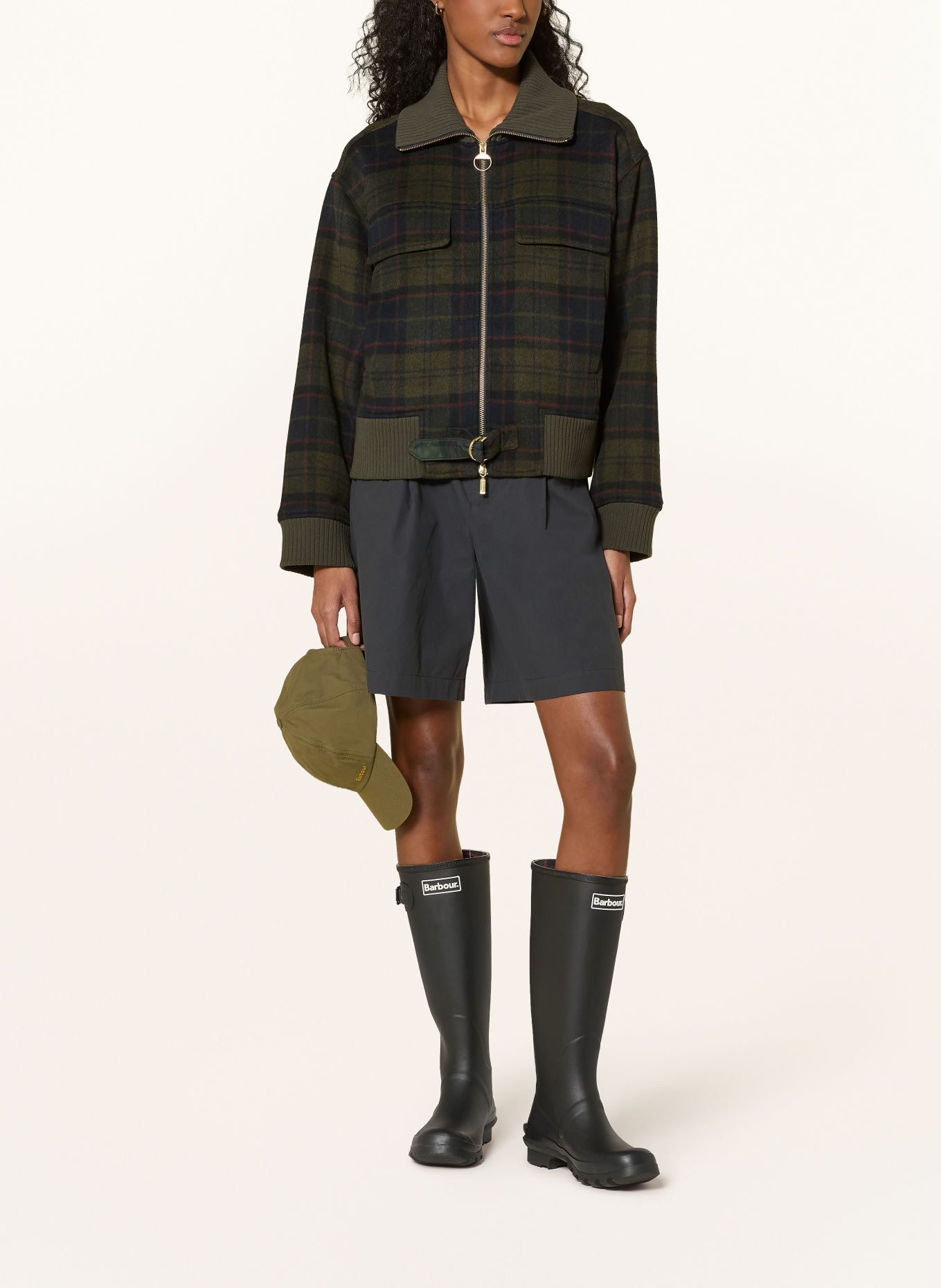 Barbour Kurtka typu blouson: CIEMNOZIELONY / CIEMNOCZERWONY / GRANATOWY