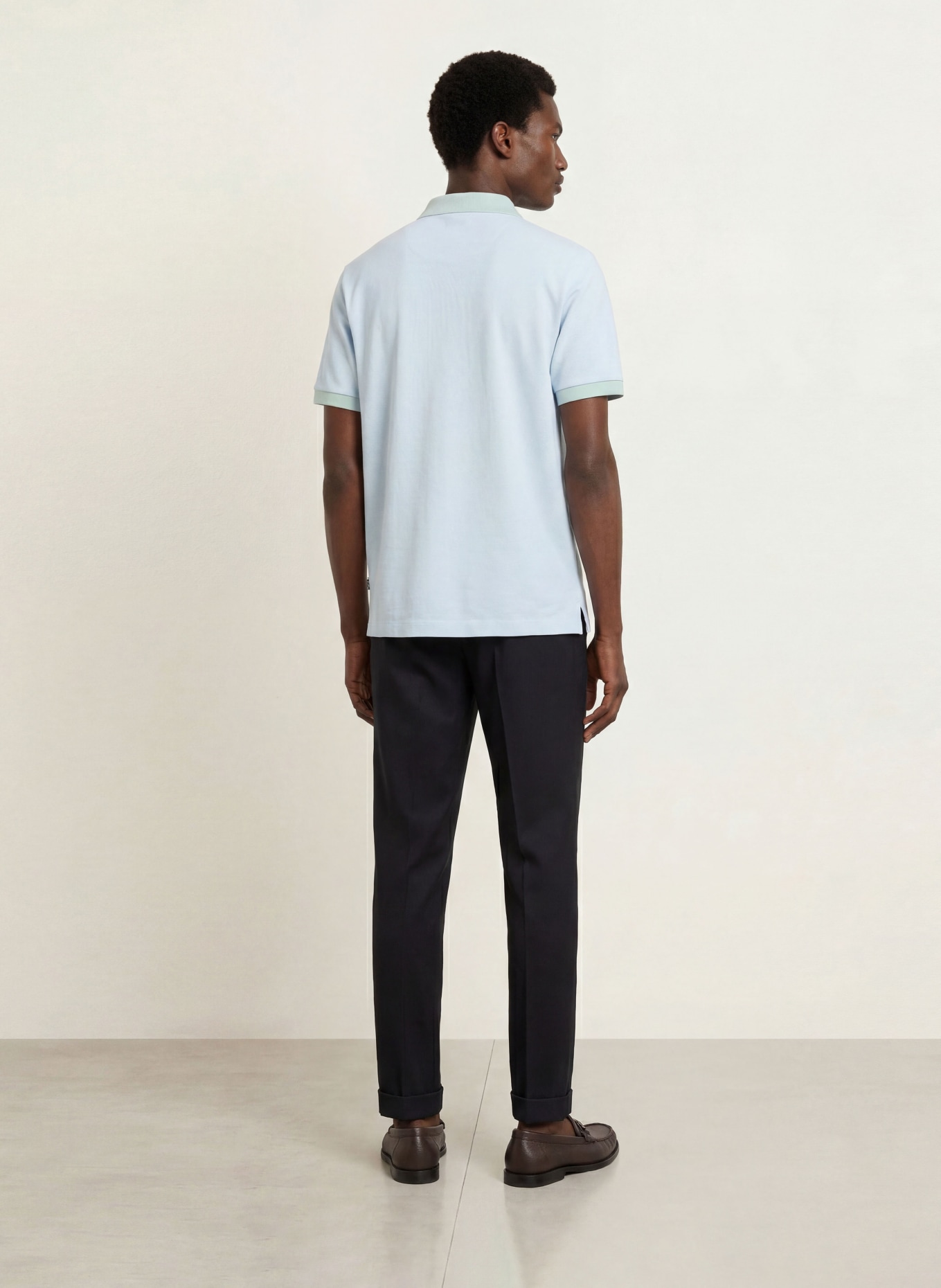 BOSS Piqué Polo Shirt PEI: LIGHT BLUE