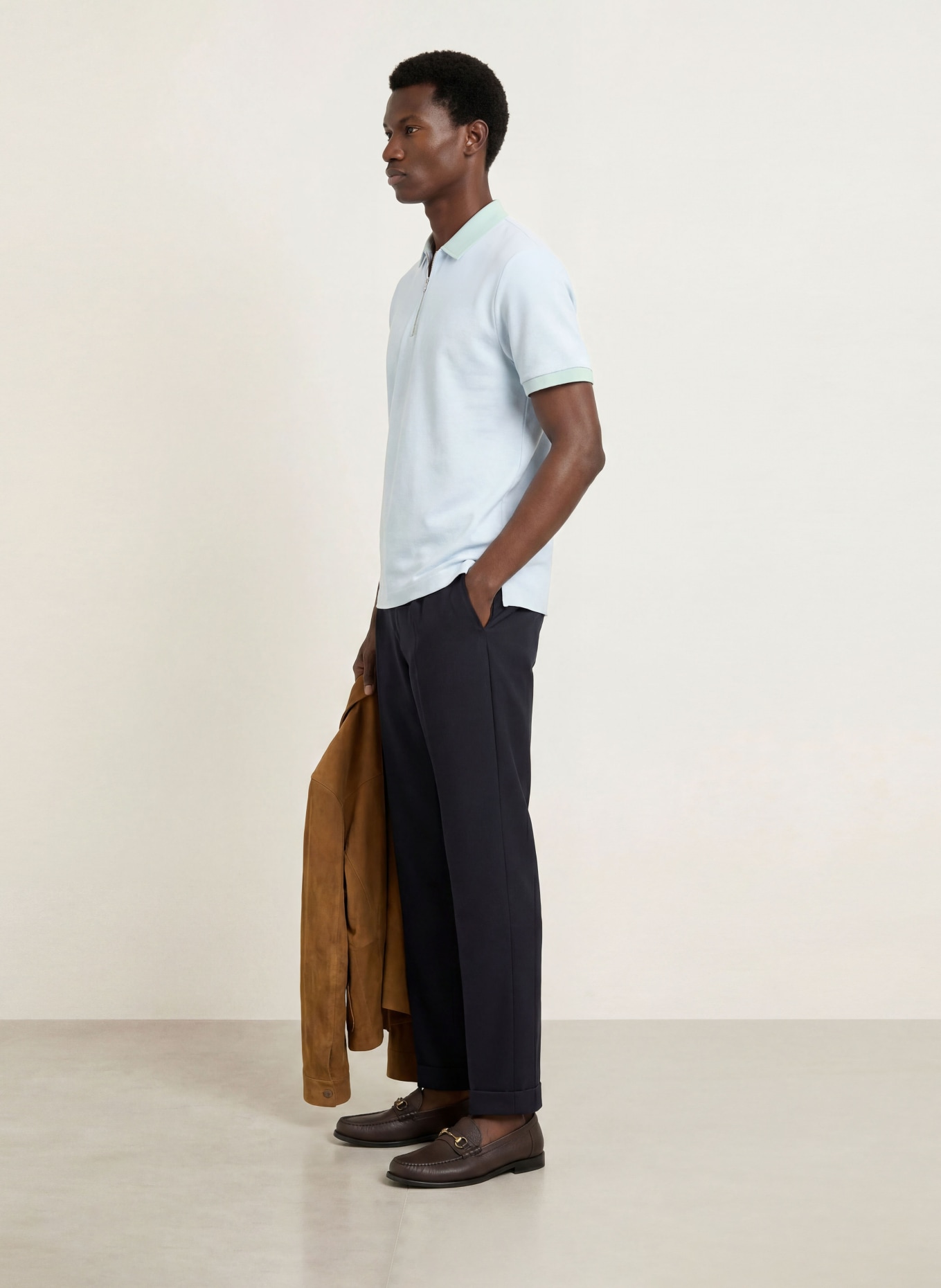 BOSS Piqué Polo Shirt PEI: LIGHT BLUE