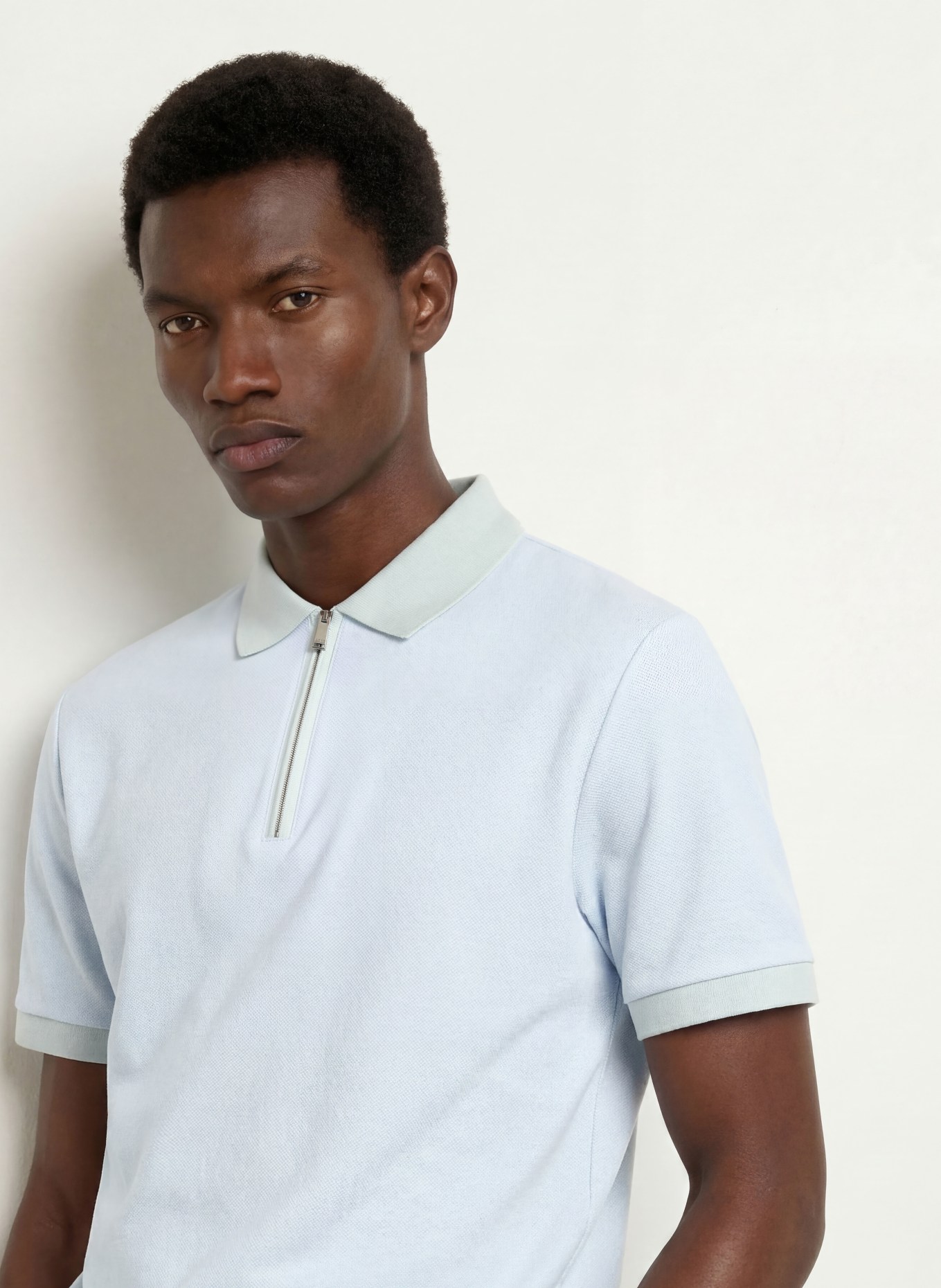 BOSS Piqué Polo Shirt PEI: LIGHT BLUE