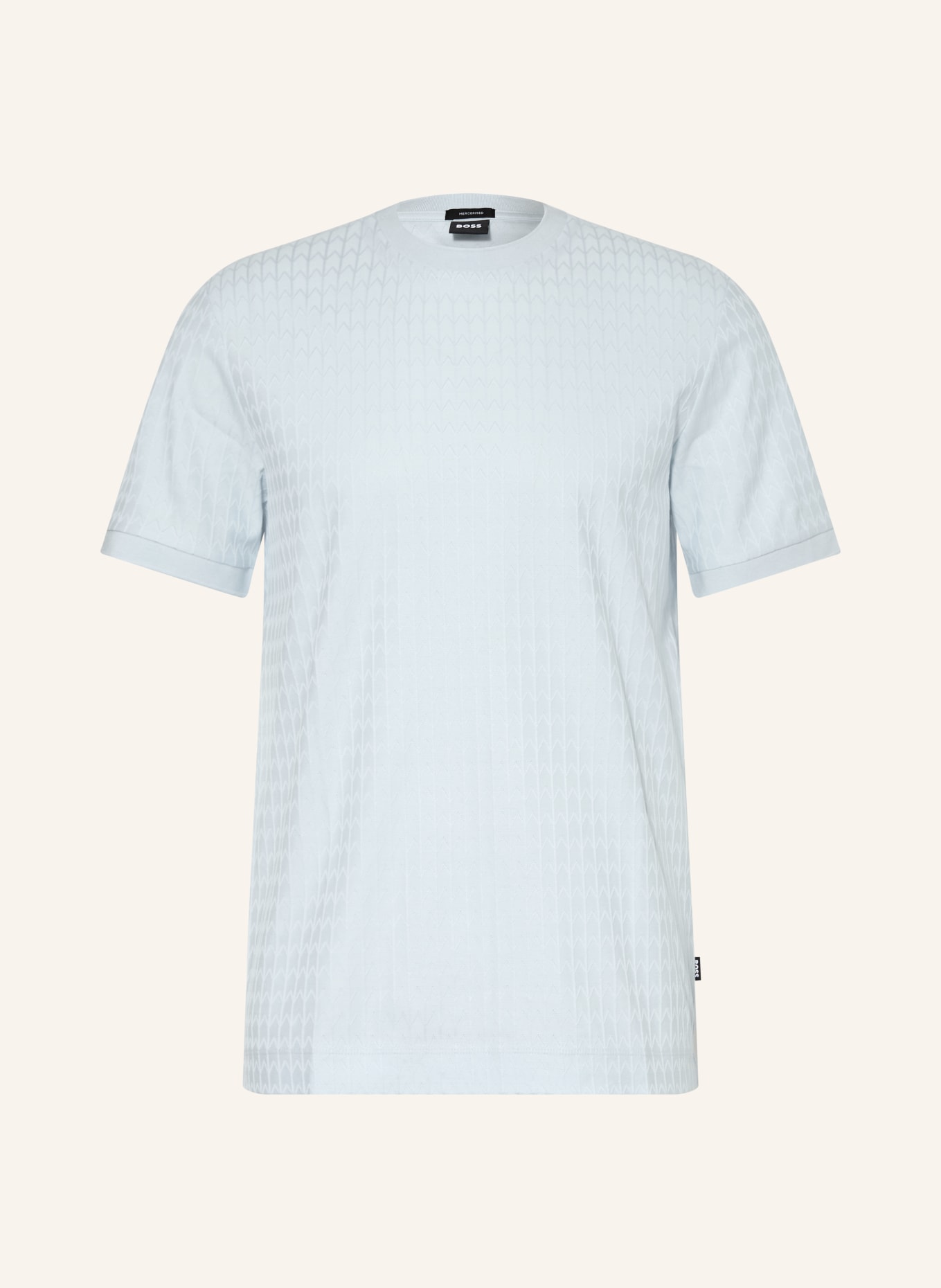 BOSS T-shirt THOMPSON: LYSEBLÅ