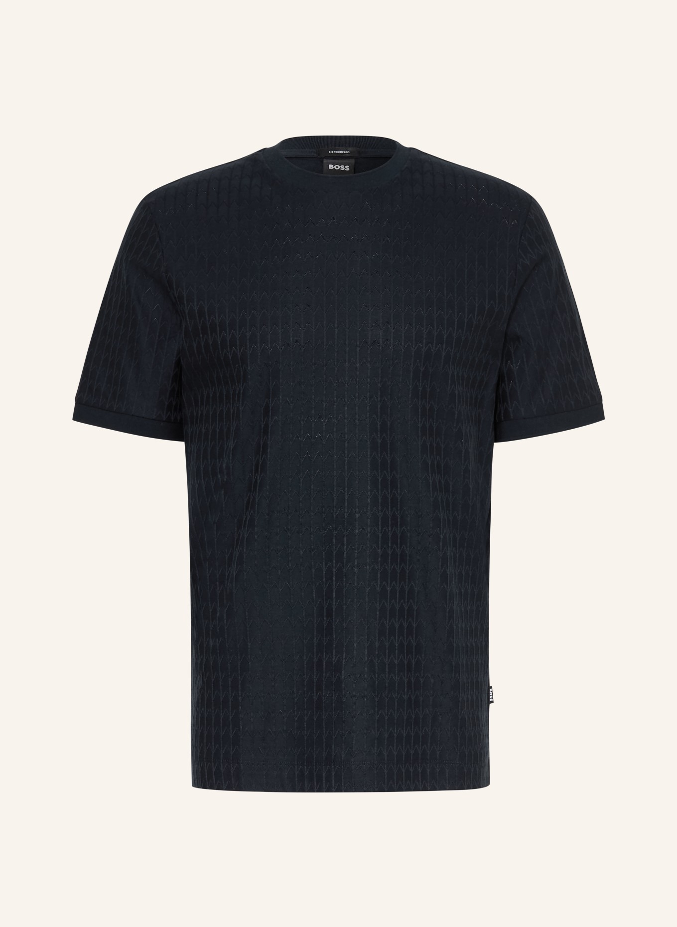 BOSS T-Shirt THOMPSON: DUNKELBLAU