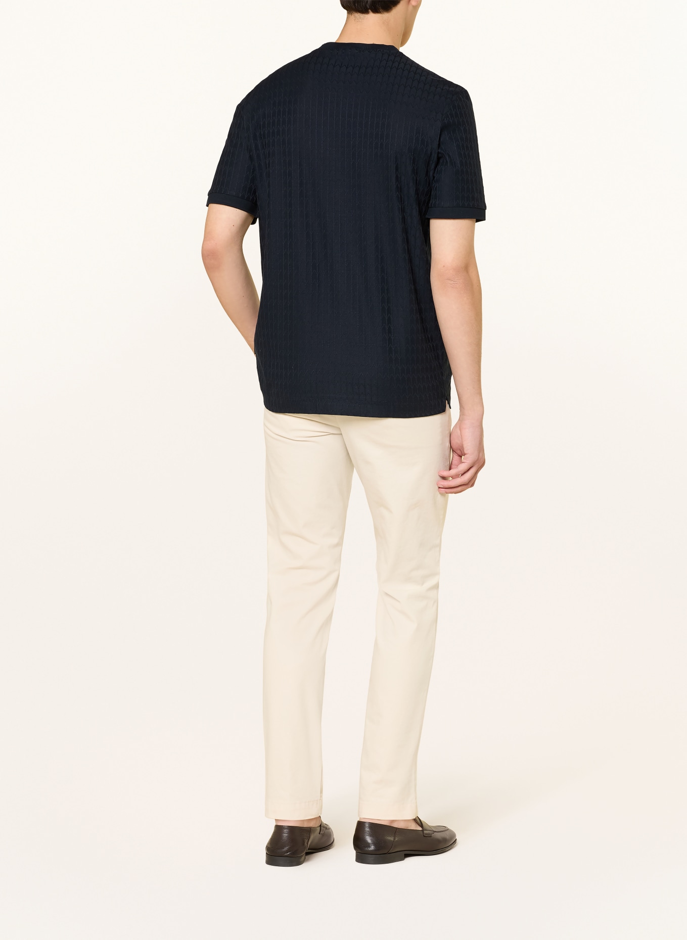 BOSS T-Shirt THOMPSON: DUNKELBLAU