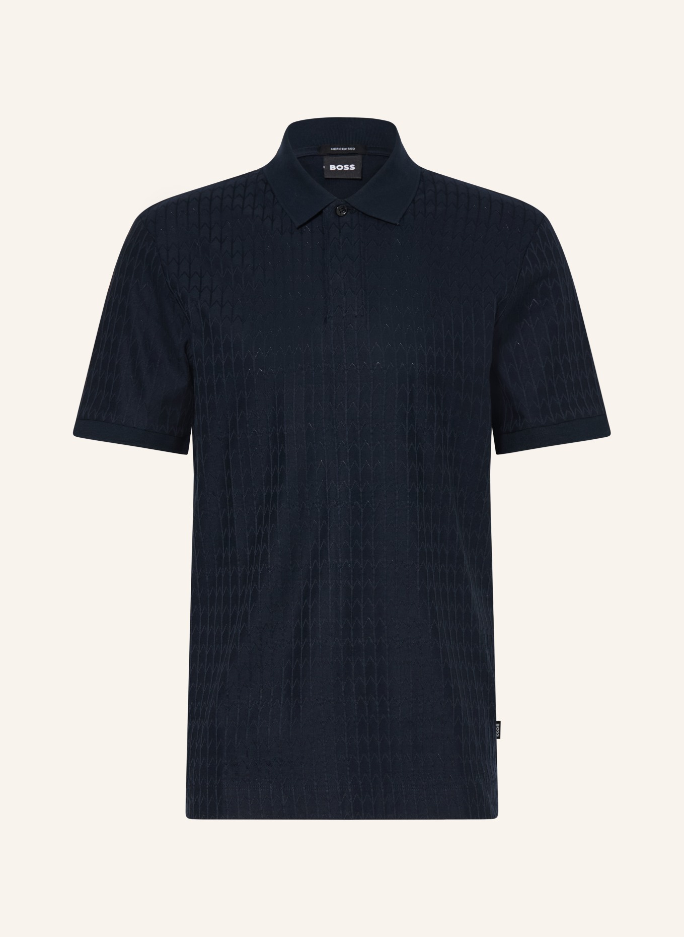 BOSS Jersey-polotröja PARLEY: MÖRKBLÅ