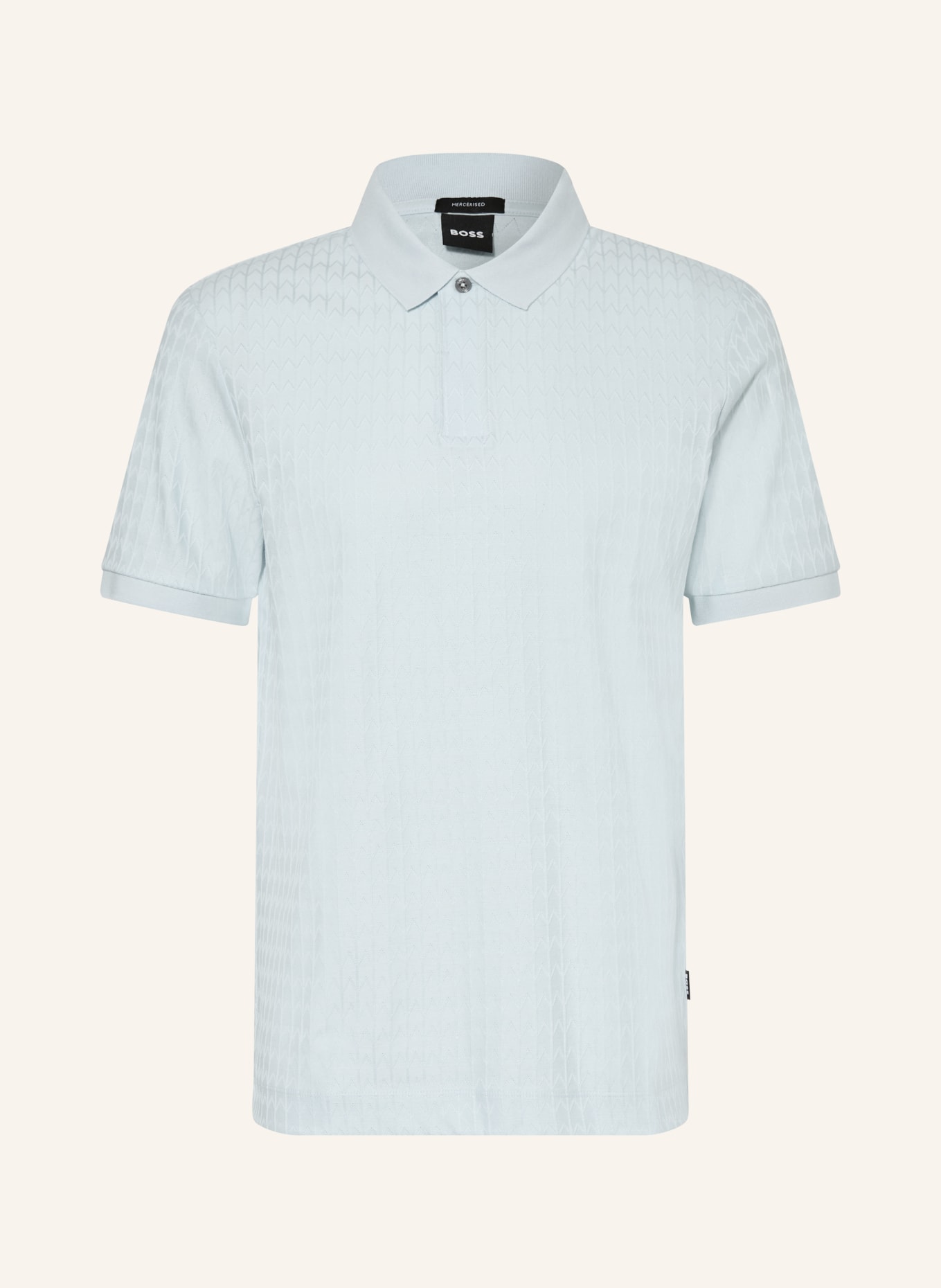 BOSS Jersey-polotröja PARLEY: LJUSBLÅ