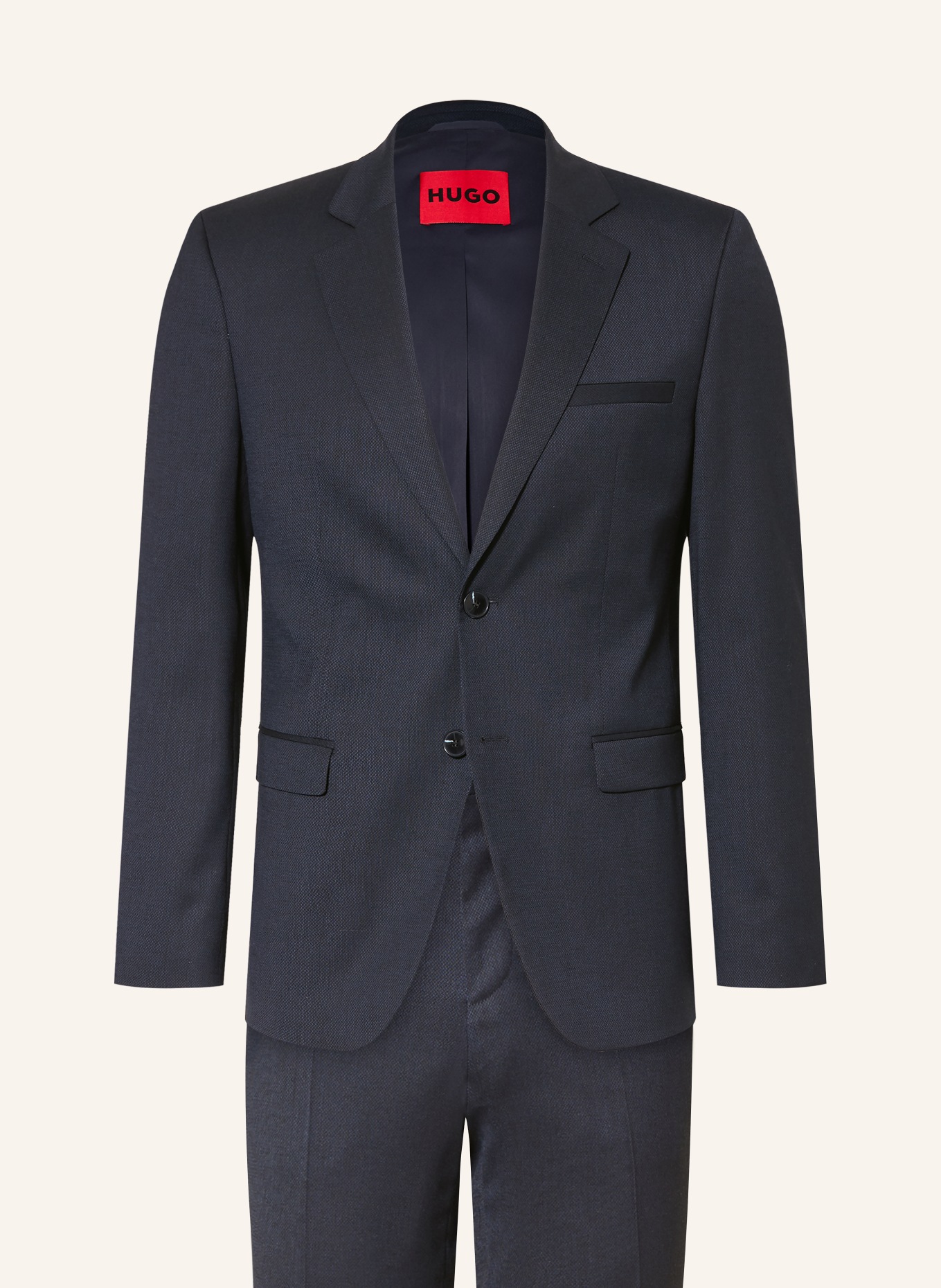 HUGO Oblek ARTI-HESTEN Extra Slim Fit: TMAVĚ MODRÁ
