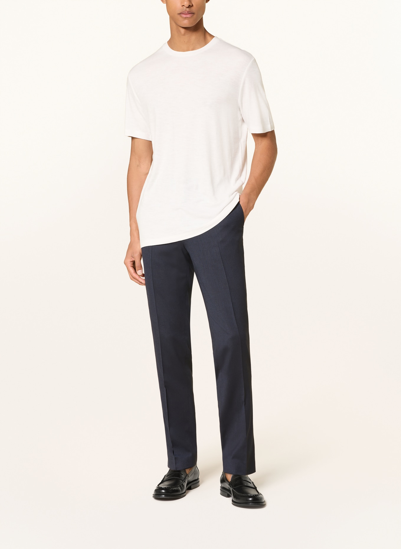 HUGO Oblek ARTI-HESTEN Extra Slim Fit: TMAVĚ MODRÁ