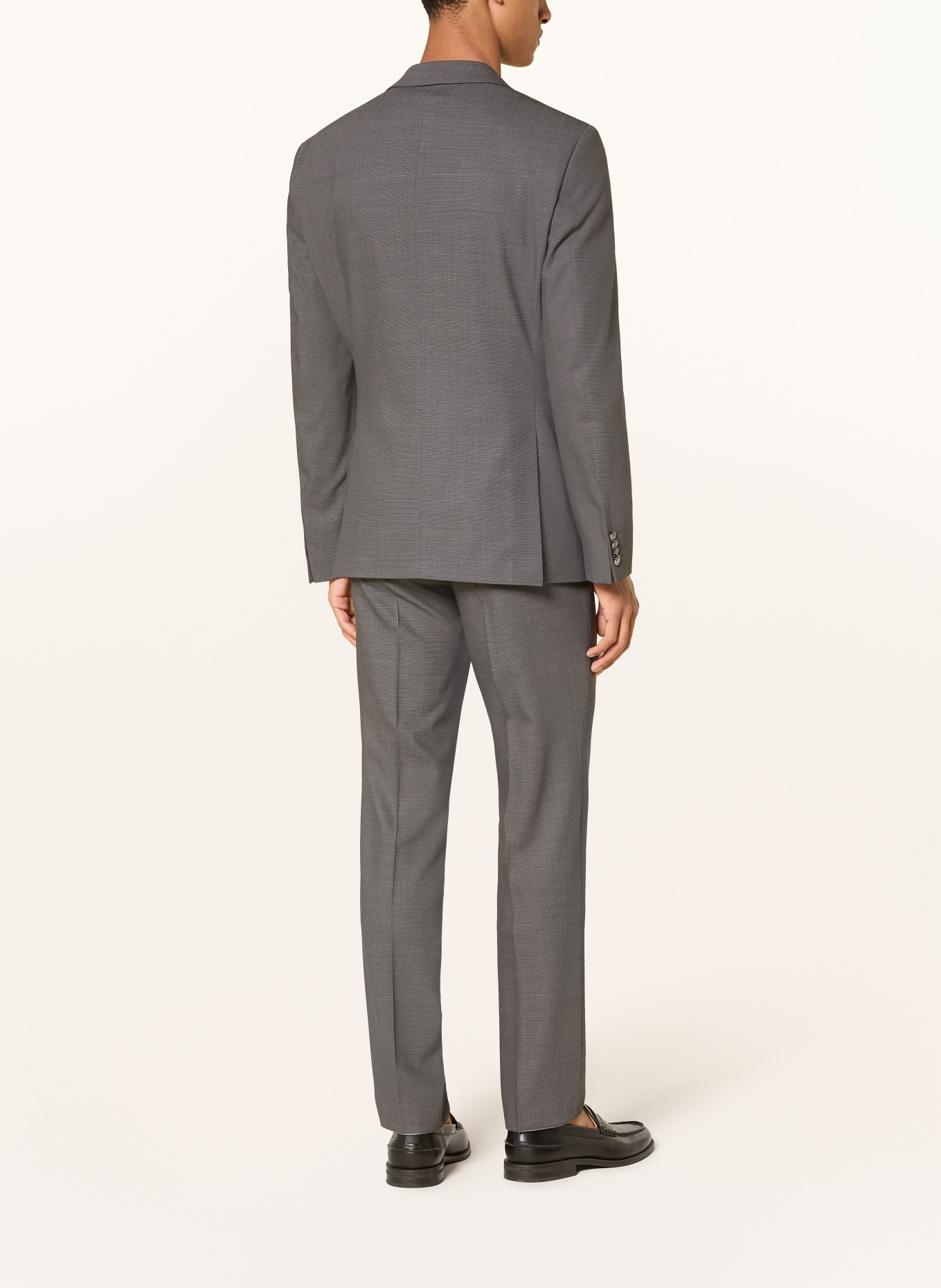 HUGO Anzug HENRY-GETLIN Extra Slim Fit: DUNKELGRAU