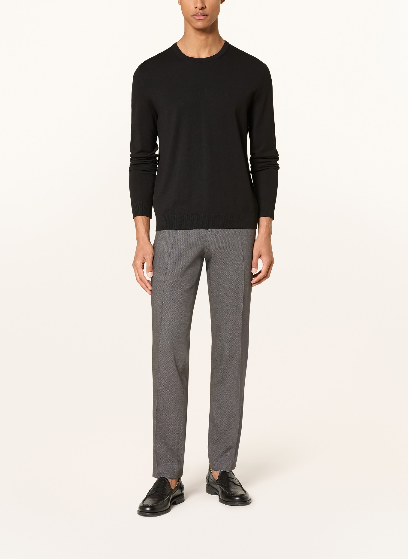 HUGO Anzug HENRY-GETLIN Extra Slim Fit: DUNKELGRAU