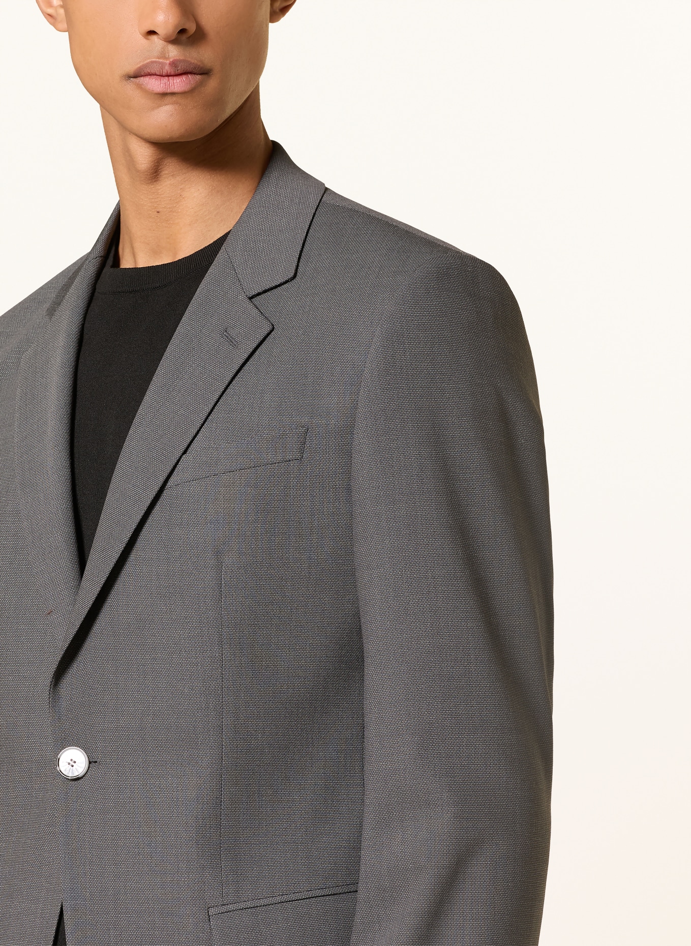 HUGO Anzug HENRY-GETLIN Extra Slim Fit: DUNKELGRAU