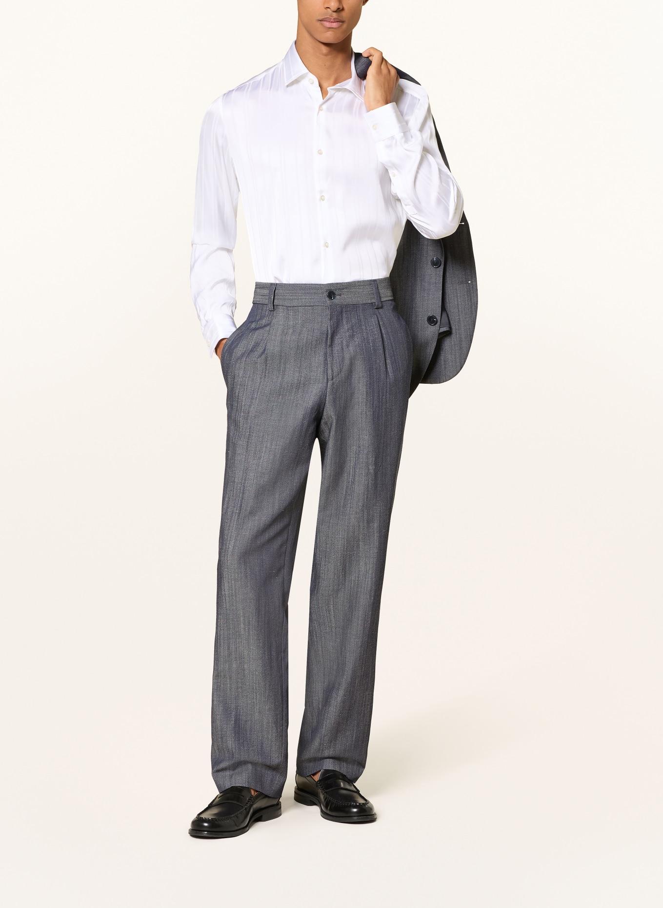 HUGO Chemise KENNO coupe ajustée: BLANC
