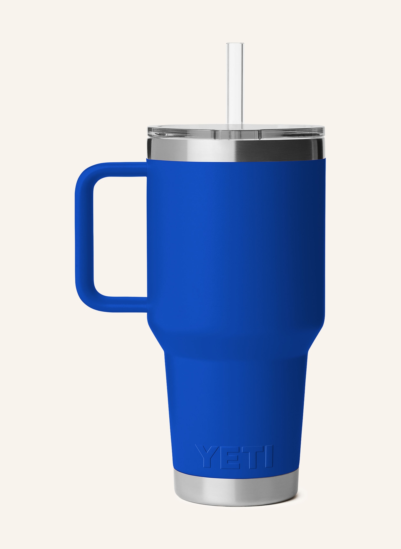 YETI Thermosbeker RAMBLER®: BLAUW / ZILVER
