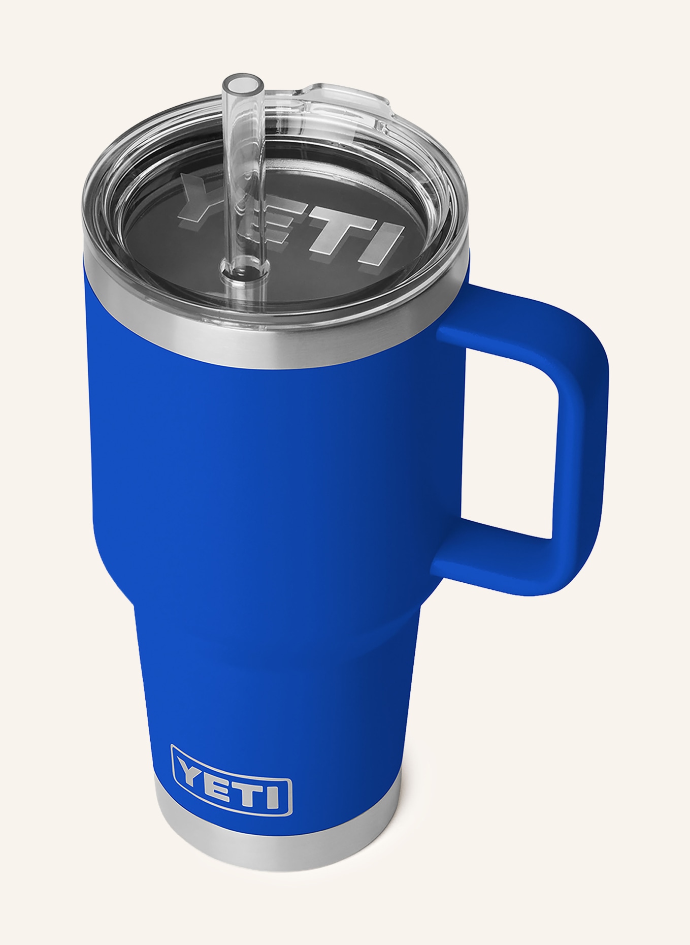 YETI Thermosbeker RAMBLER®: BLAUW / ZILVER