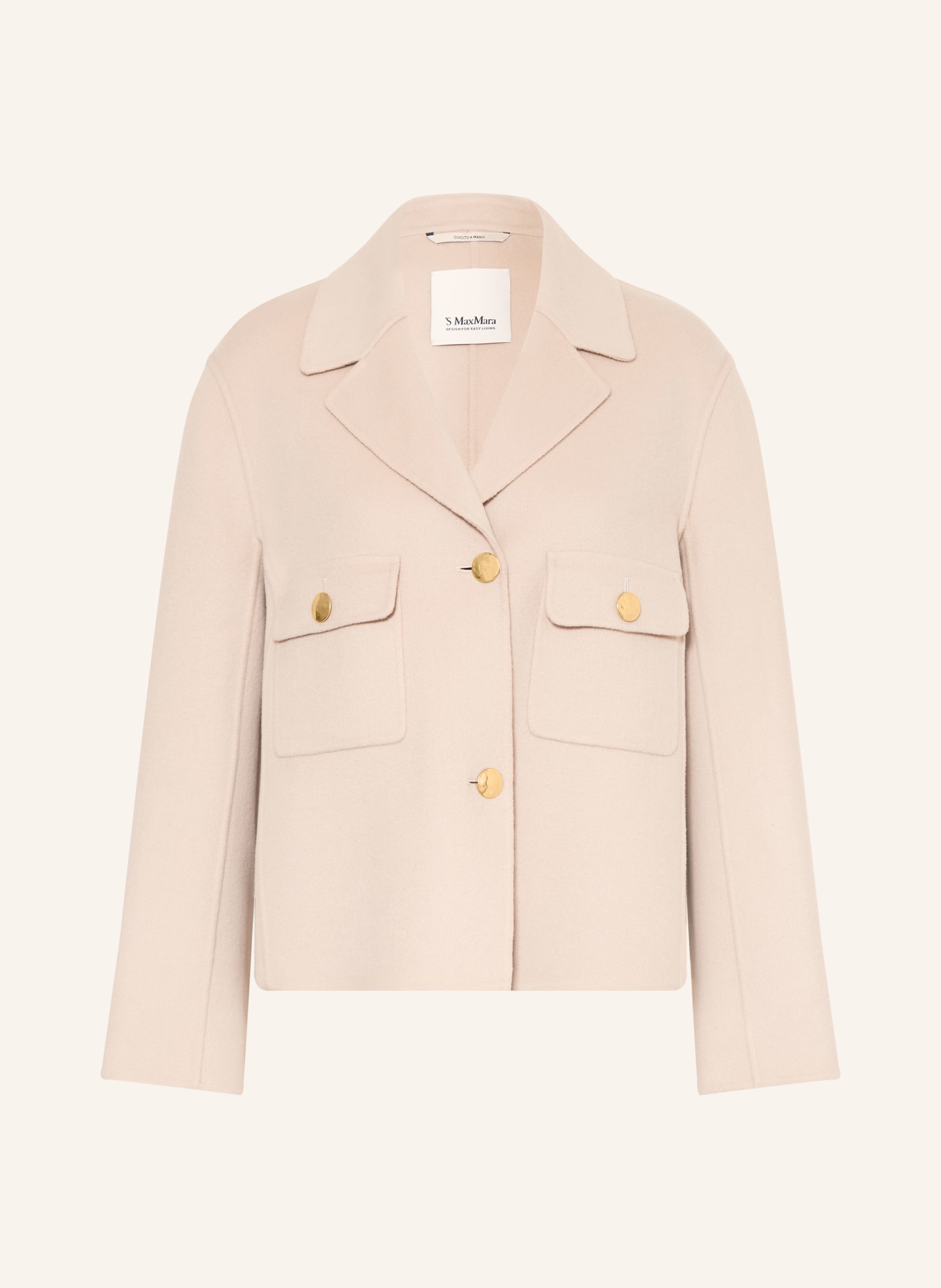 S Max Mara Jas: BEIGE