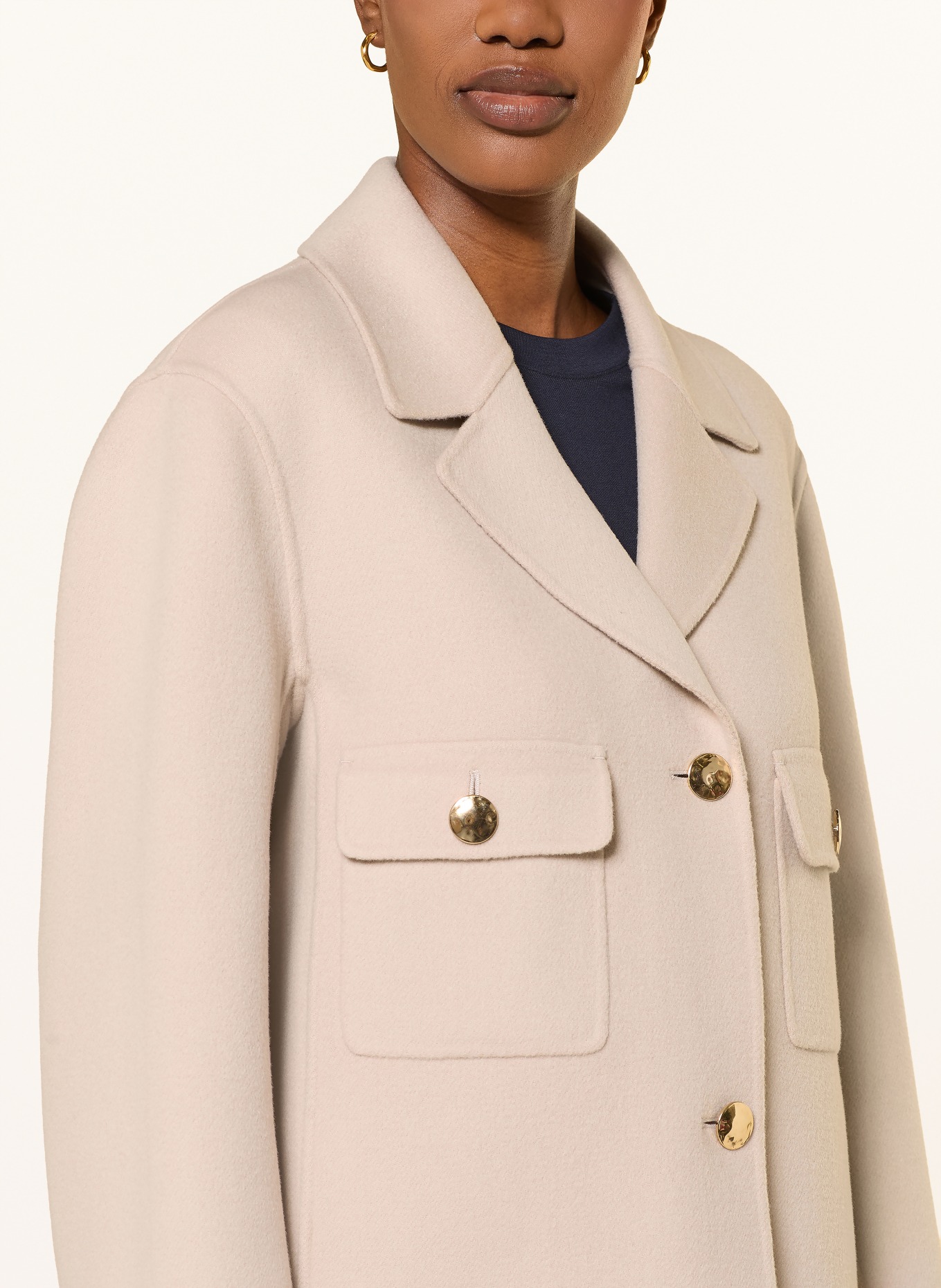 S Max Mara Jas: BEIGE