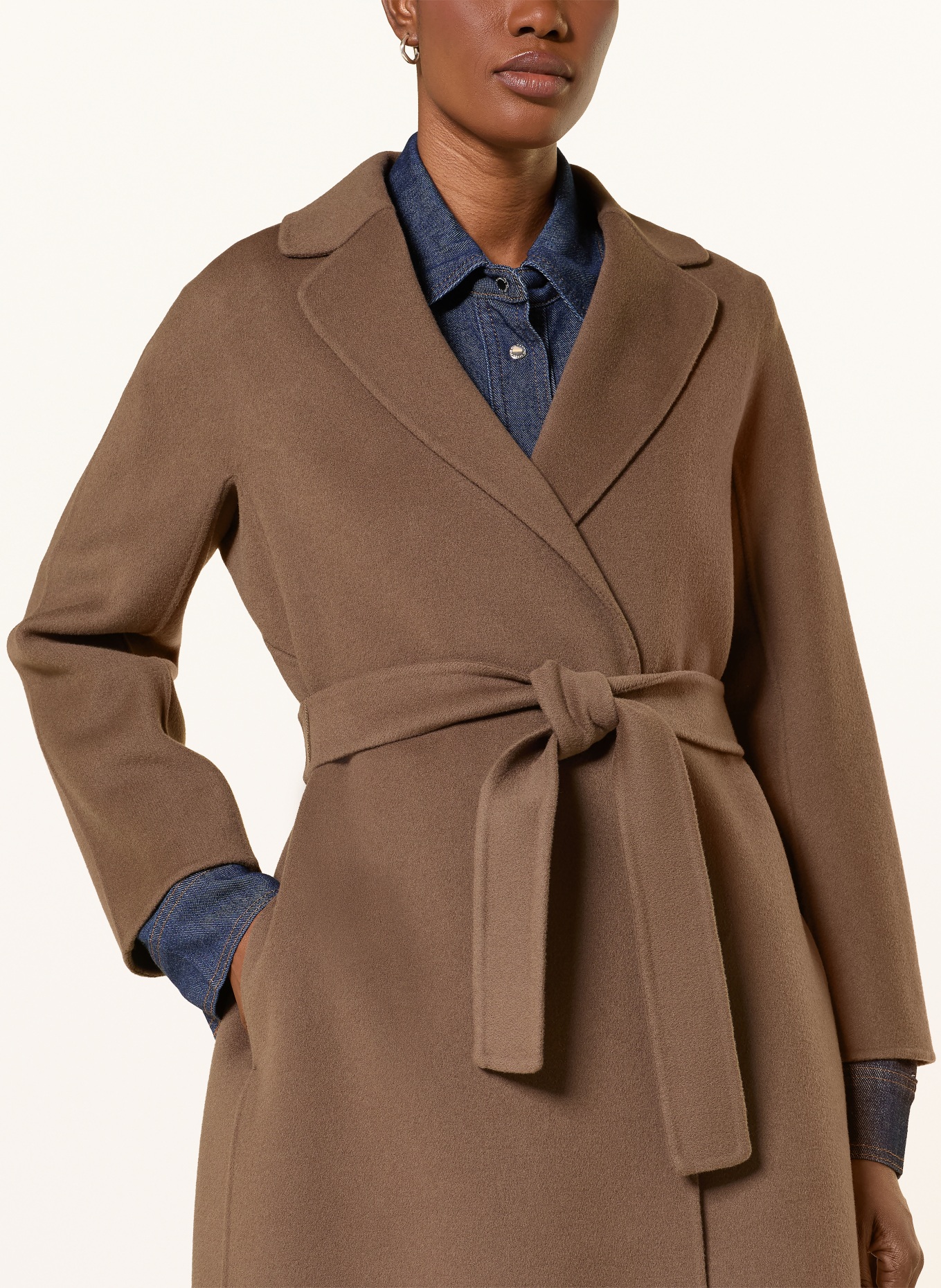 S Max Mara Wollmantel ESTURIA: KHAKI