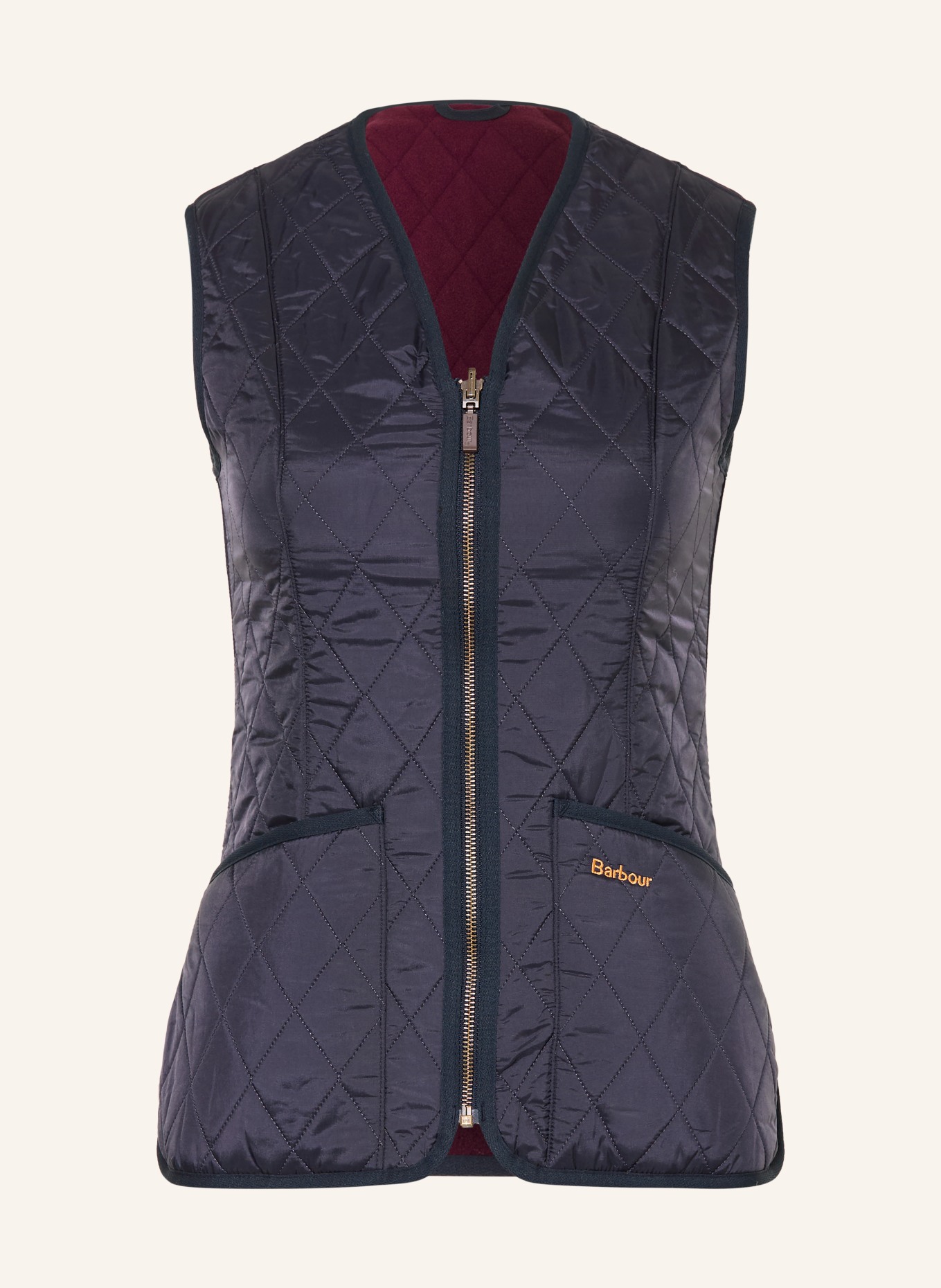 Barbour BETTY Quilted Vest: DARK BLUE