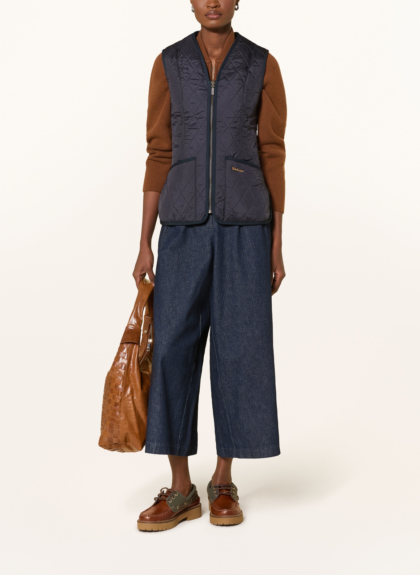 Barbour BETTY Quilted Vest: DARK BLUE