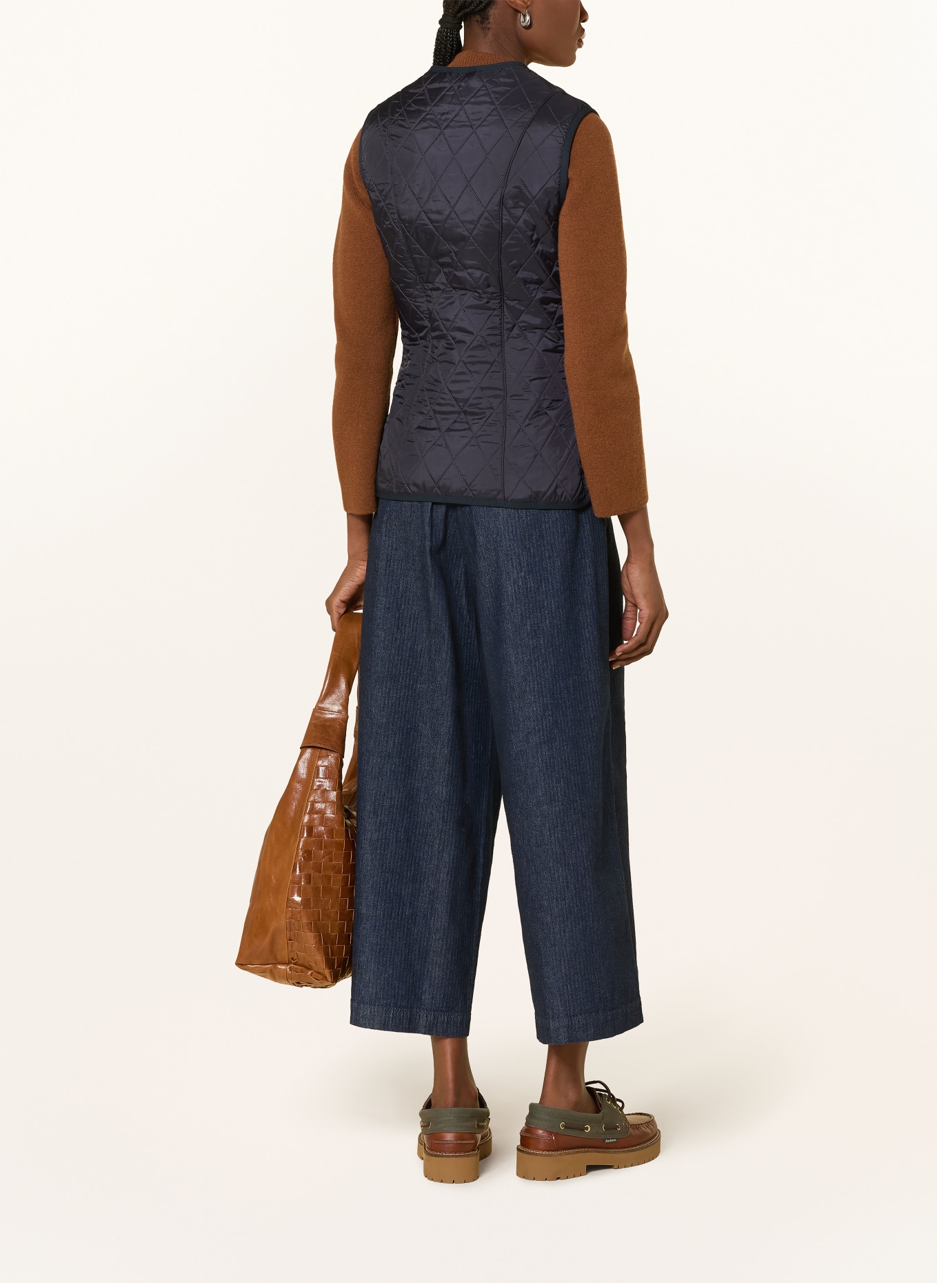 Barbour BETTY Quilted Vest: DARK BLUE