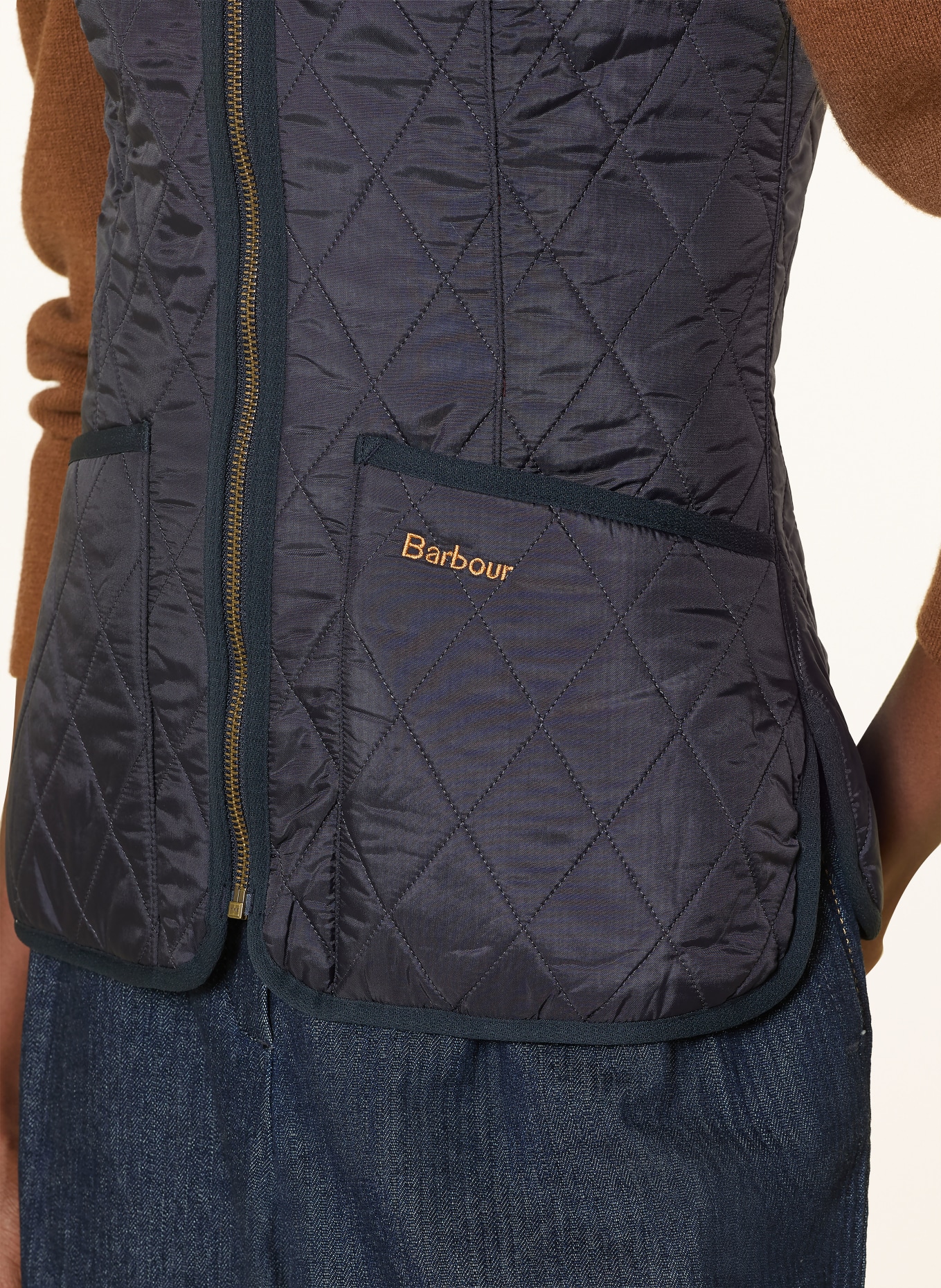 Barbour BETTY Quilted Vest: DARK BLUE