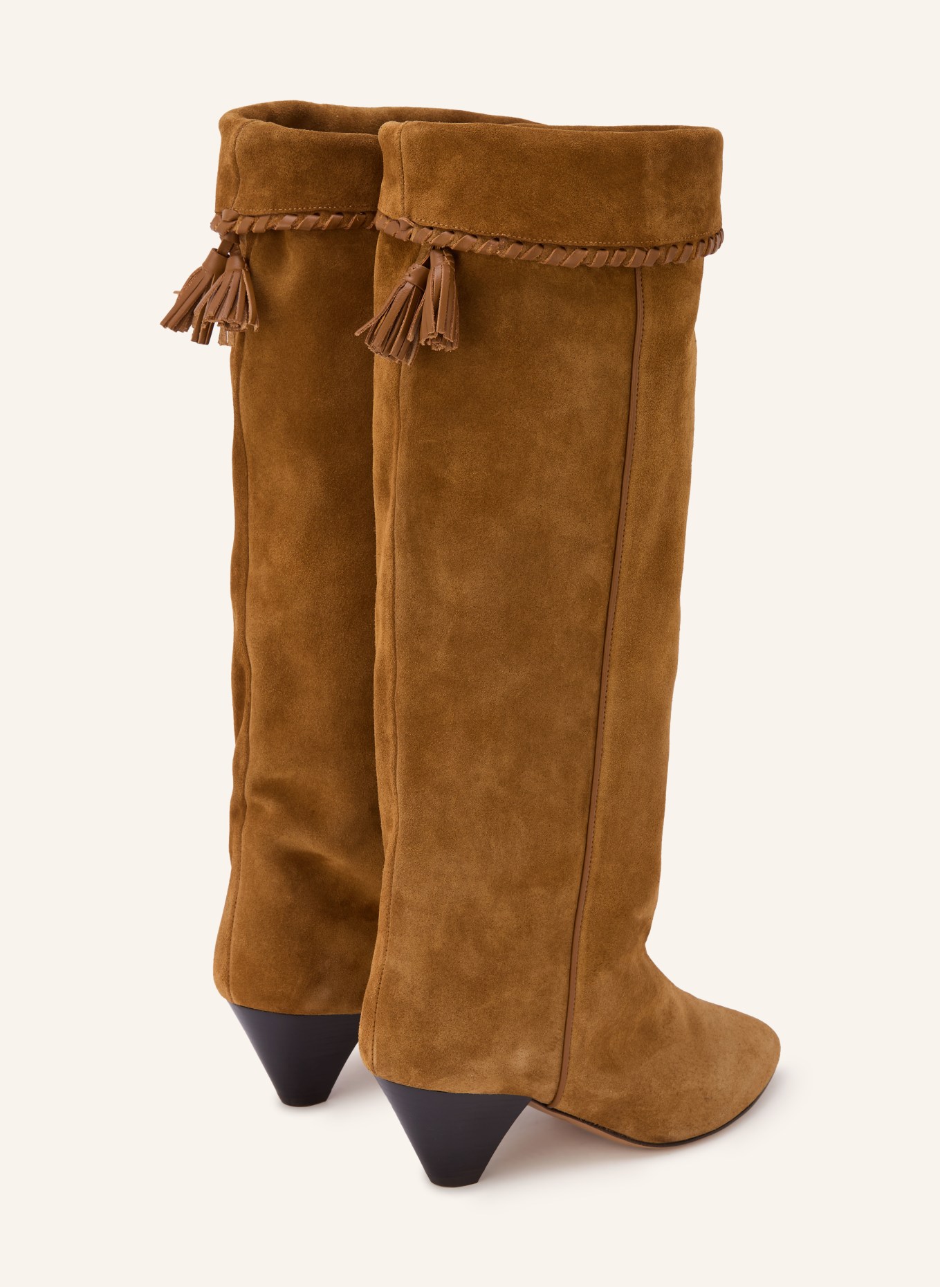 ISABEL MARANT ELITA Boots: COGNAC